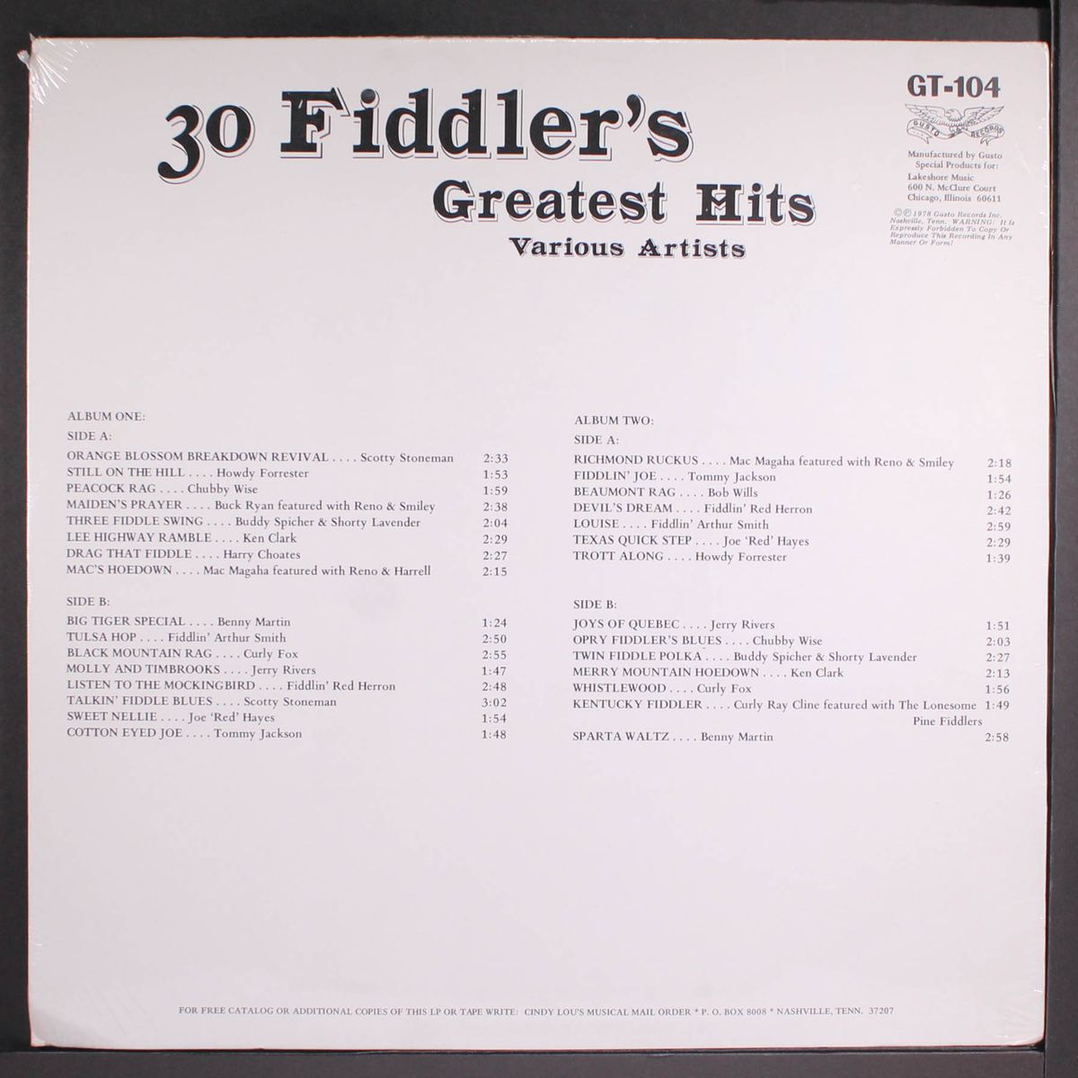 30 fiddler's greatest hits by VARIOUS
