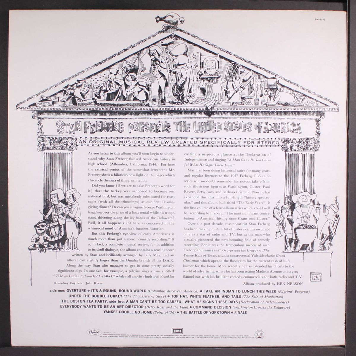 the united states of america by STAN FREBERG