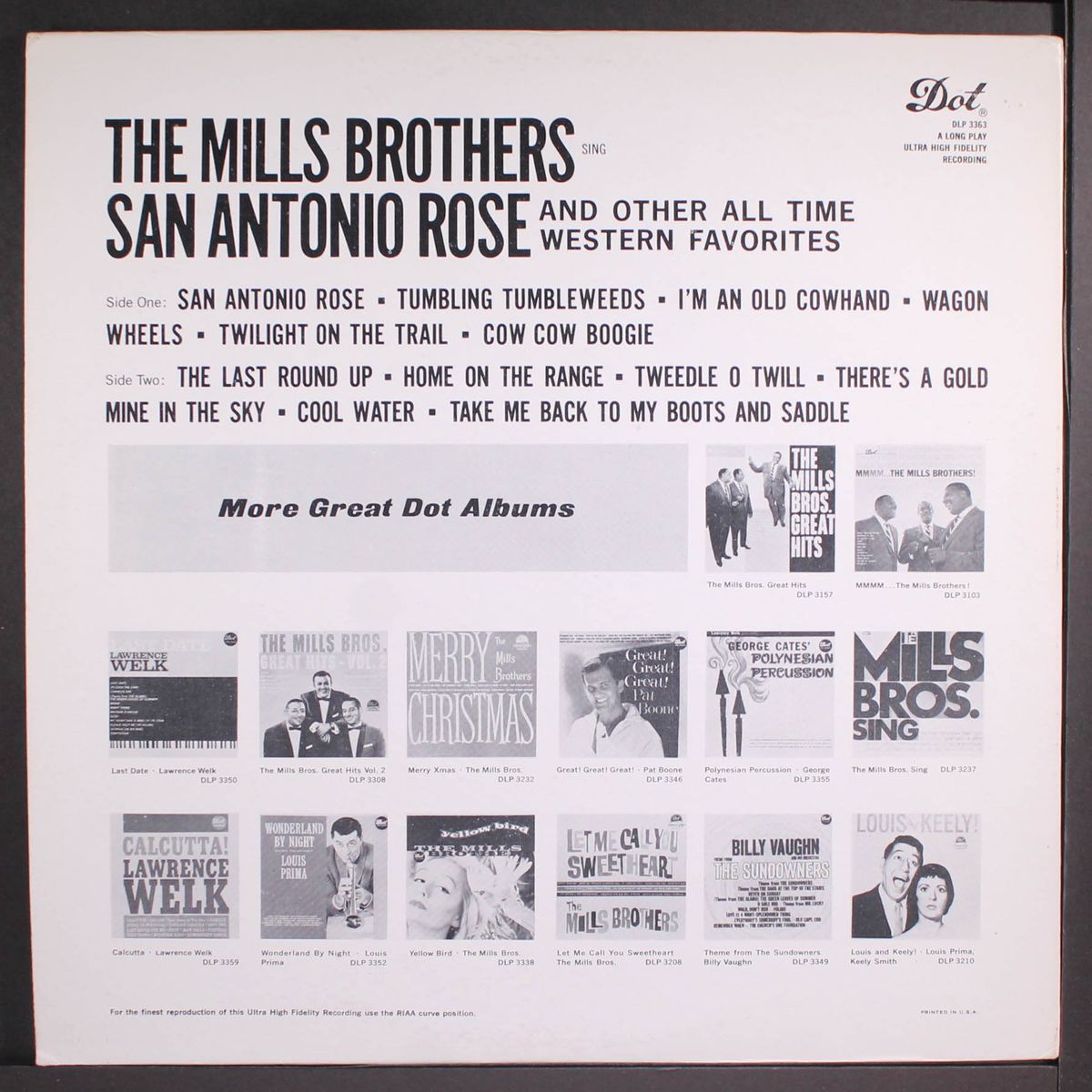 san antonio rose by MILLS BROTHERS