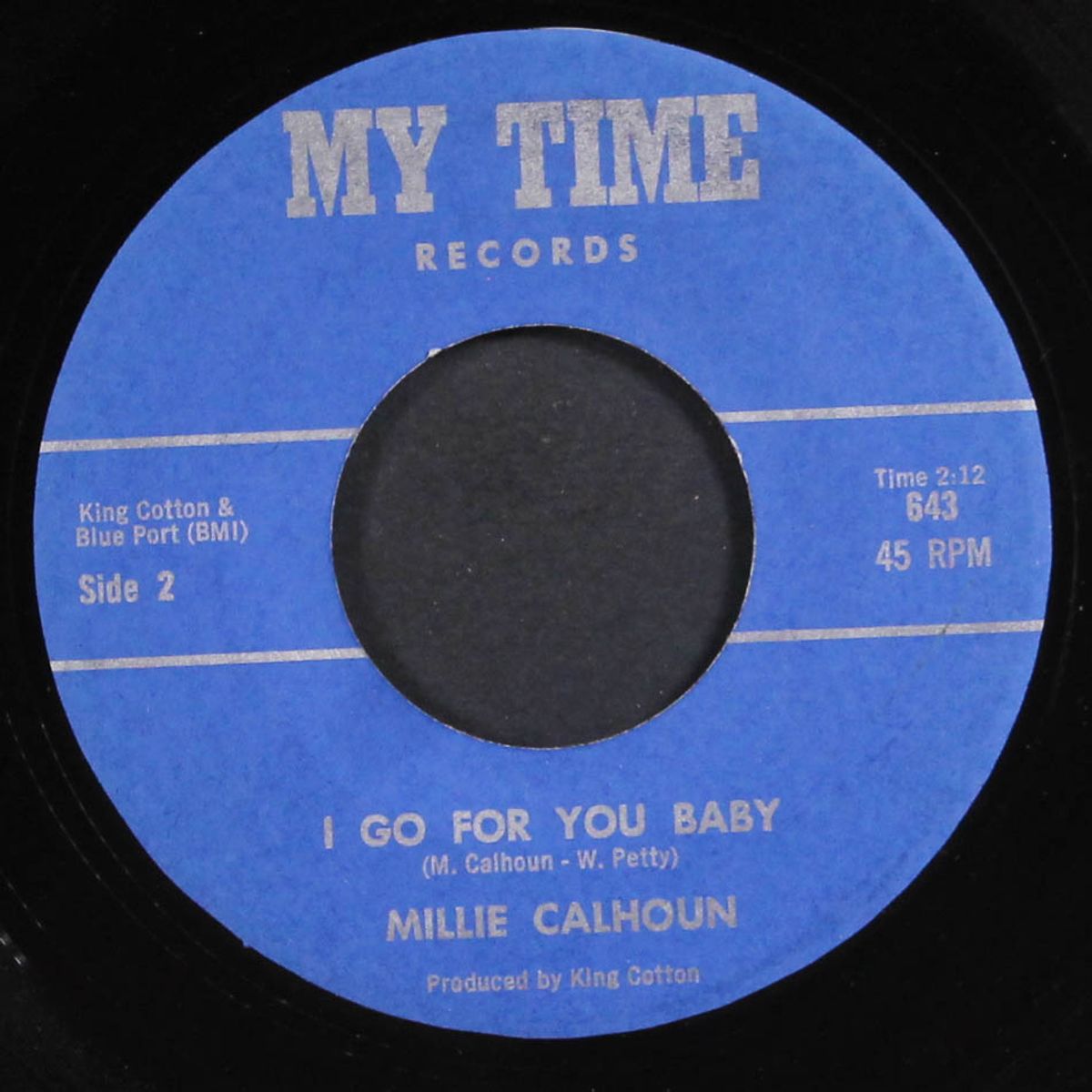 this love will last forever / i go for you baby by MILLIE CALHOUN