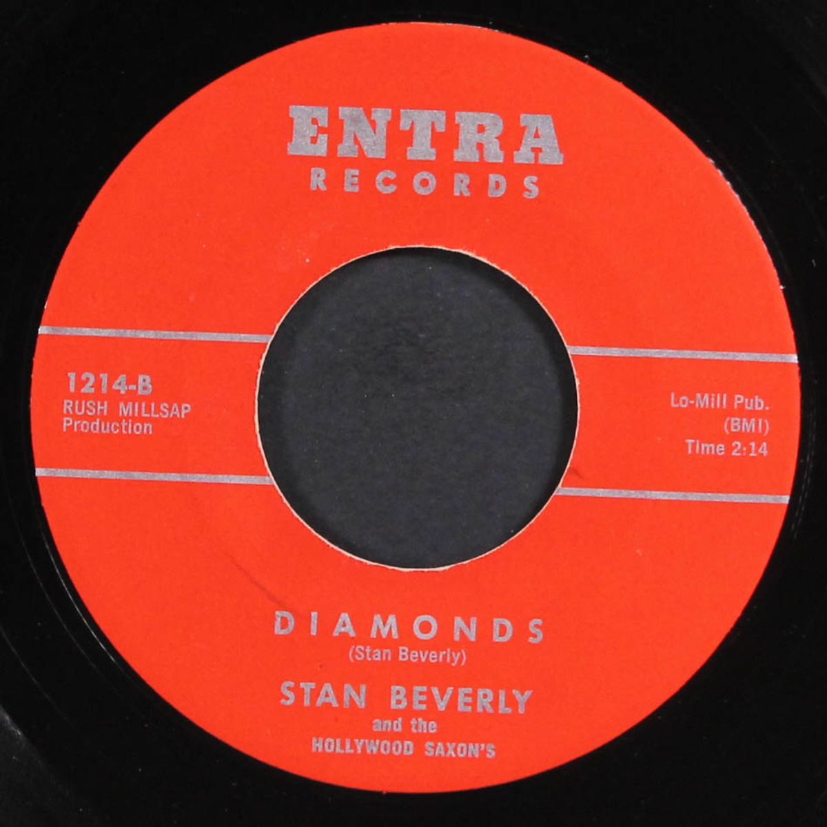 diamonds / the tears come rolling down by STAN BEVERLY & HOLLYWOOD SAXONS