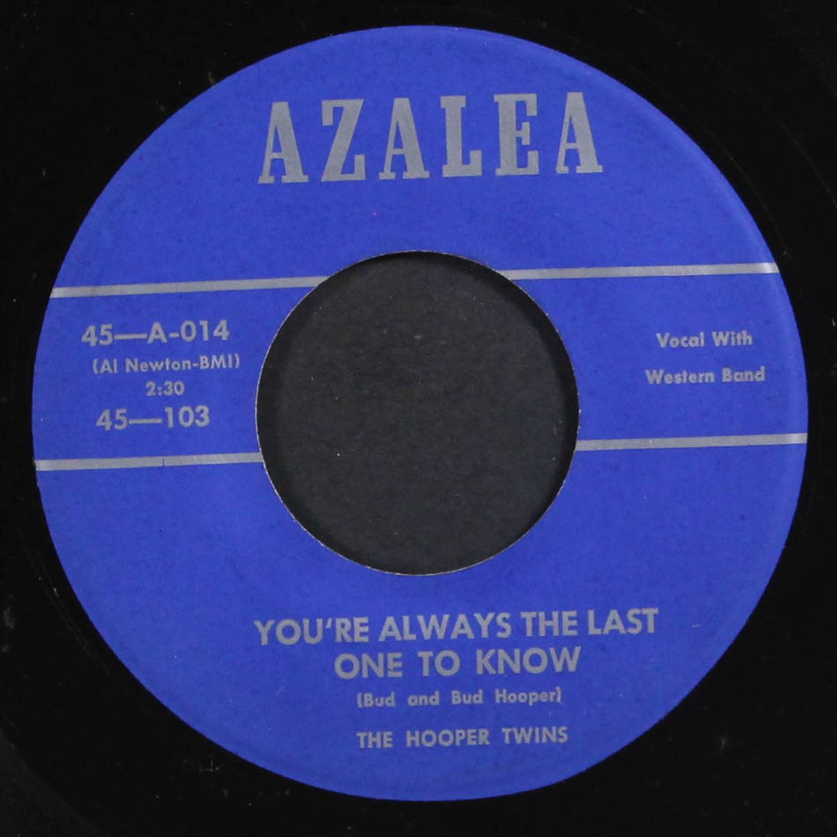 a big framed picture / you're always the last one to know by HOOPER TWINS