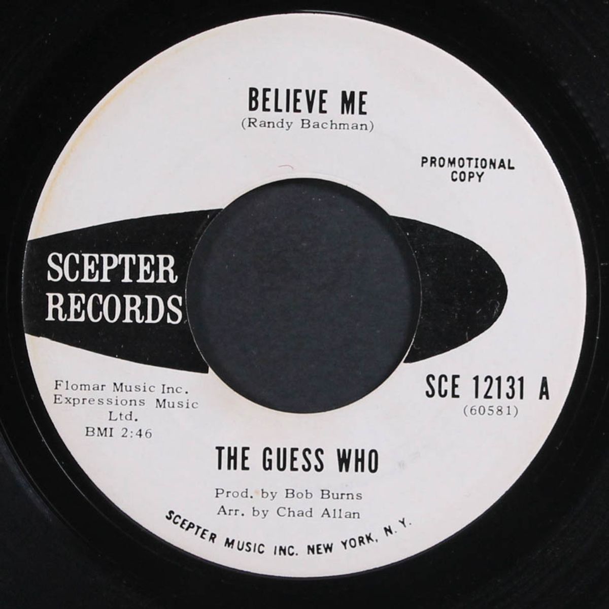 believe me / baby feelin' by GUESS WHO