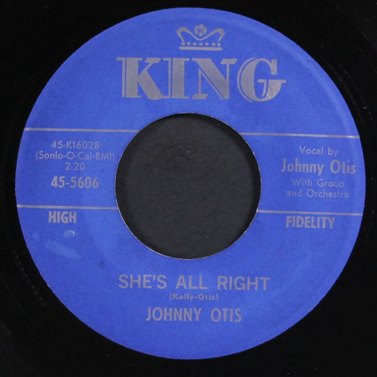 she's all right / it must be love by JOHNNY OTIS