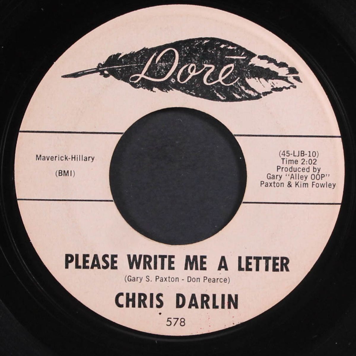 a casual look / please write me a letter by CHRIS DARLIN