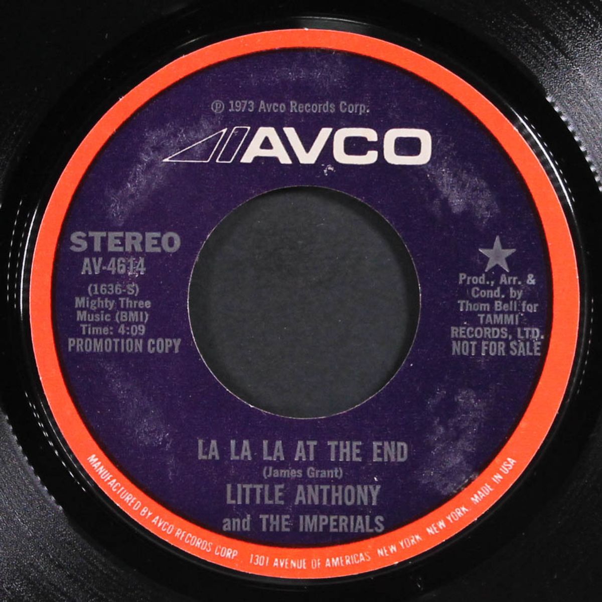 la la la at the end by LITTLE ANTHONY & IMPERIALS