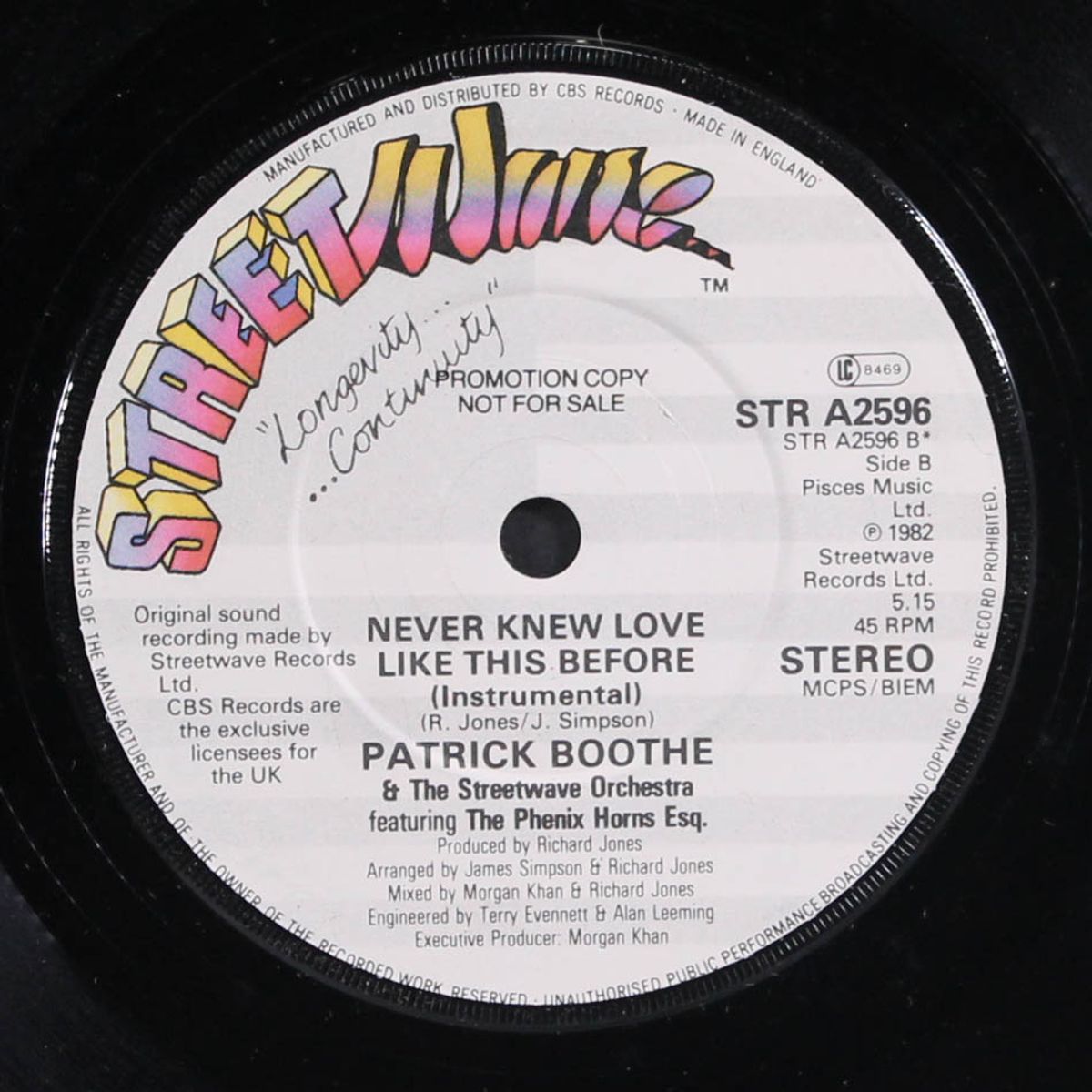 never knew love like this before / instrumental by PATRICK BOOTHE