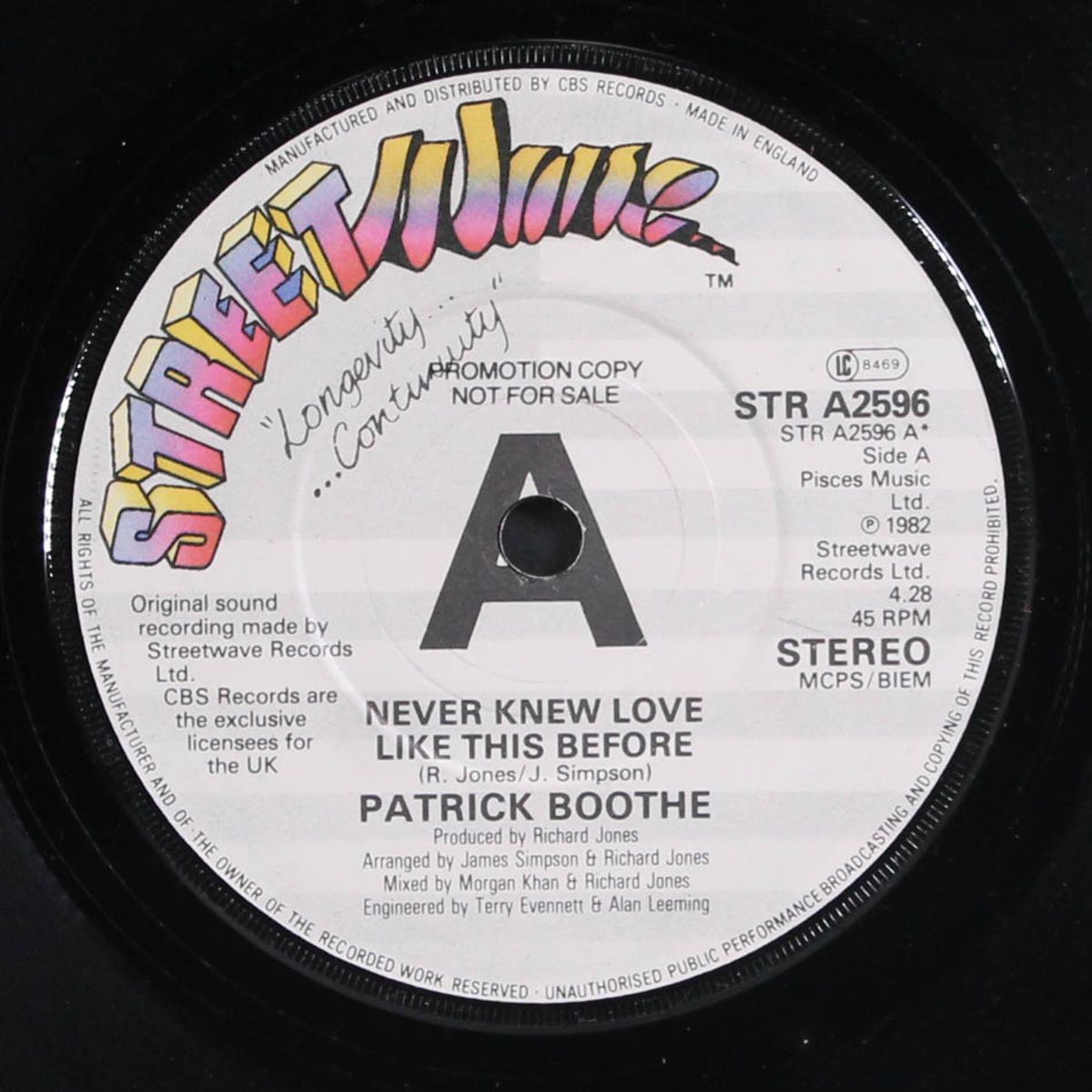 never knew love like this before / instrumental by PATRICK BOOTHE
