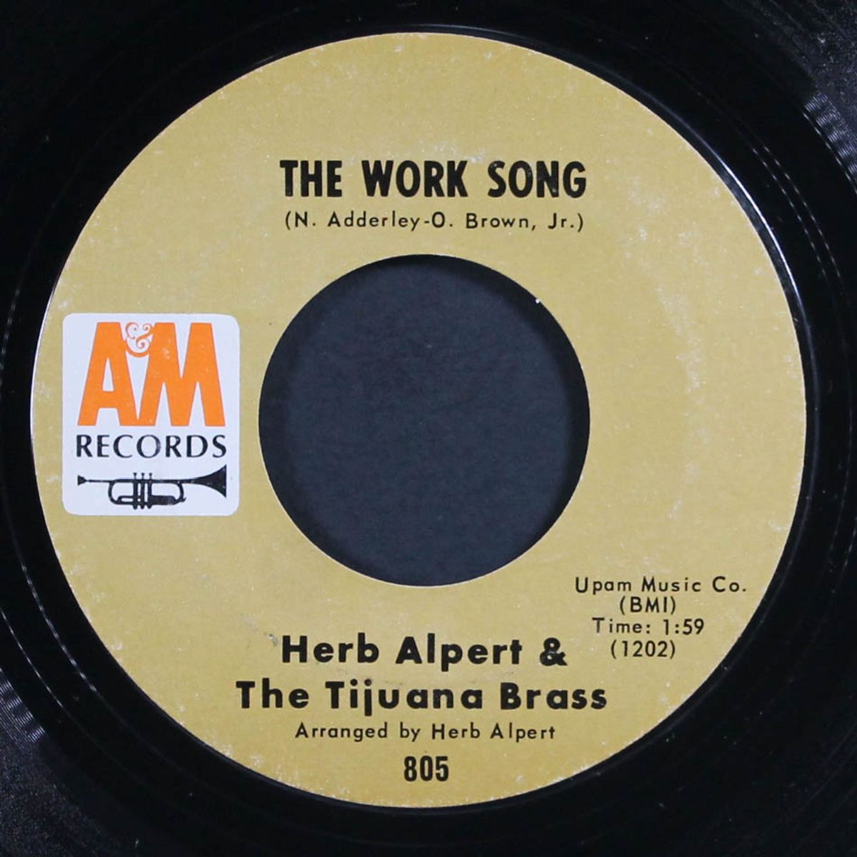 the work song / plucky by HERB ALPERT