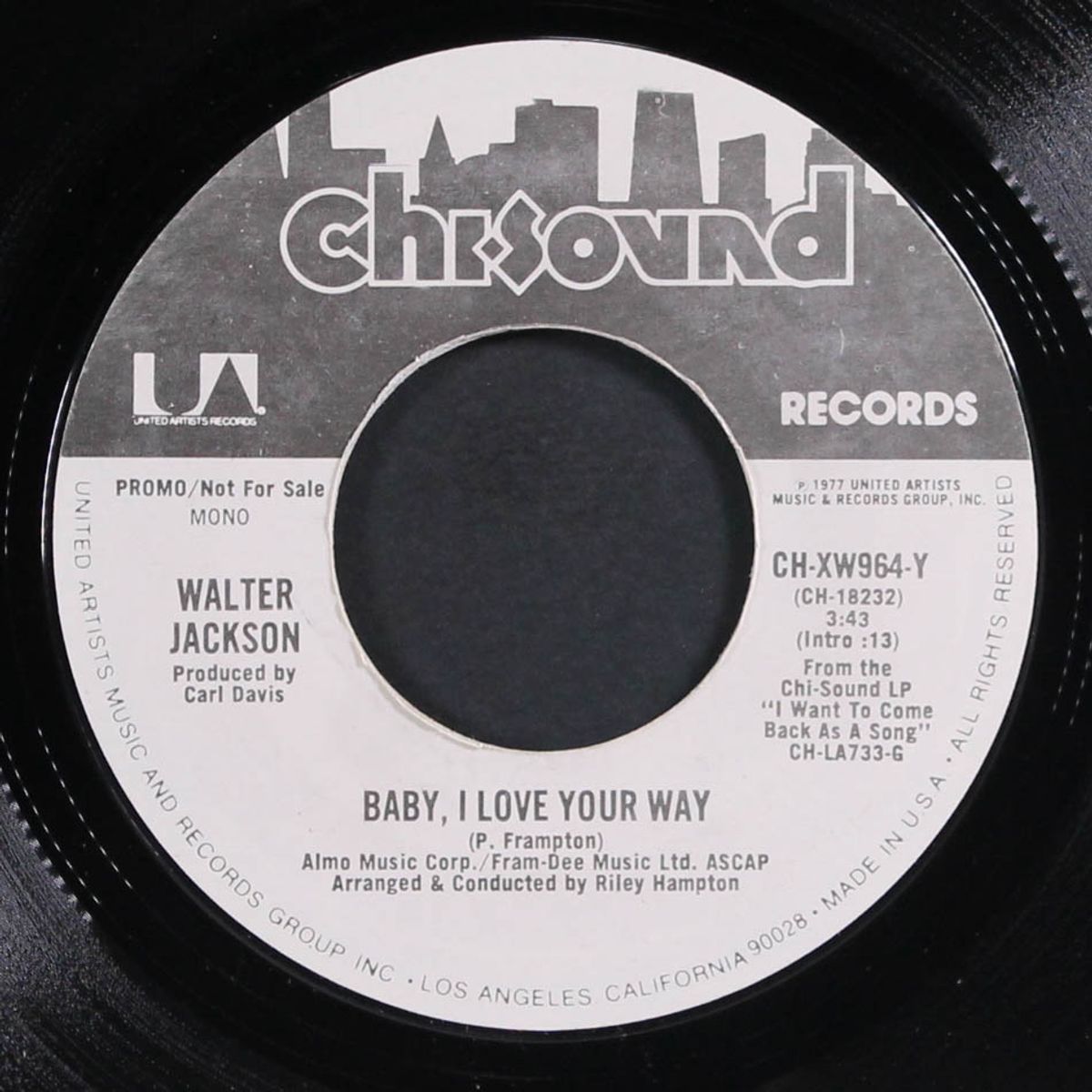baby i love your way / mono by WALTER JACKSON