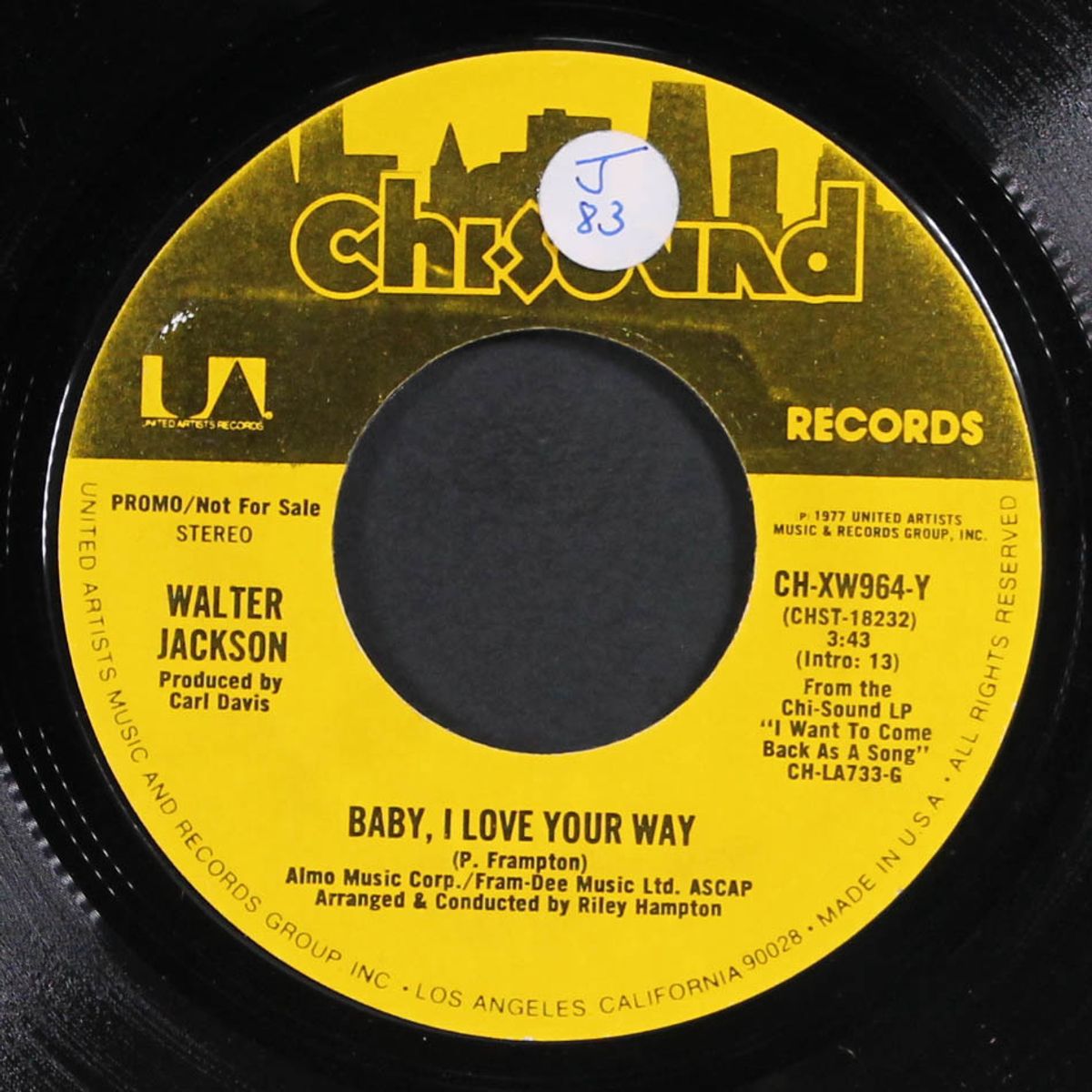 baby i love your way / mono by WALTER JACKSON