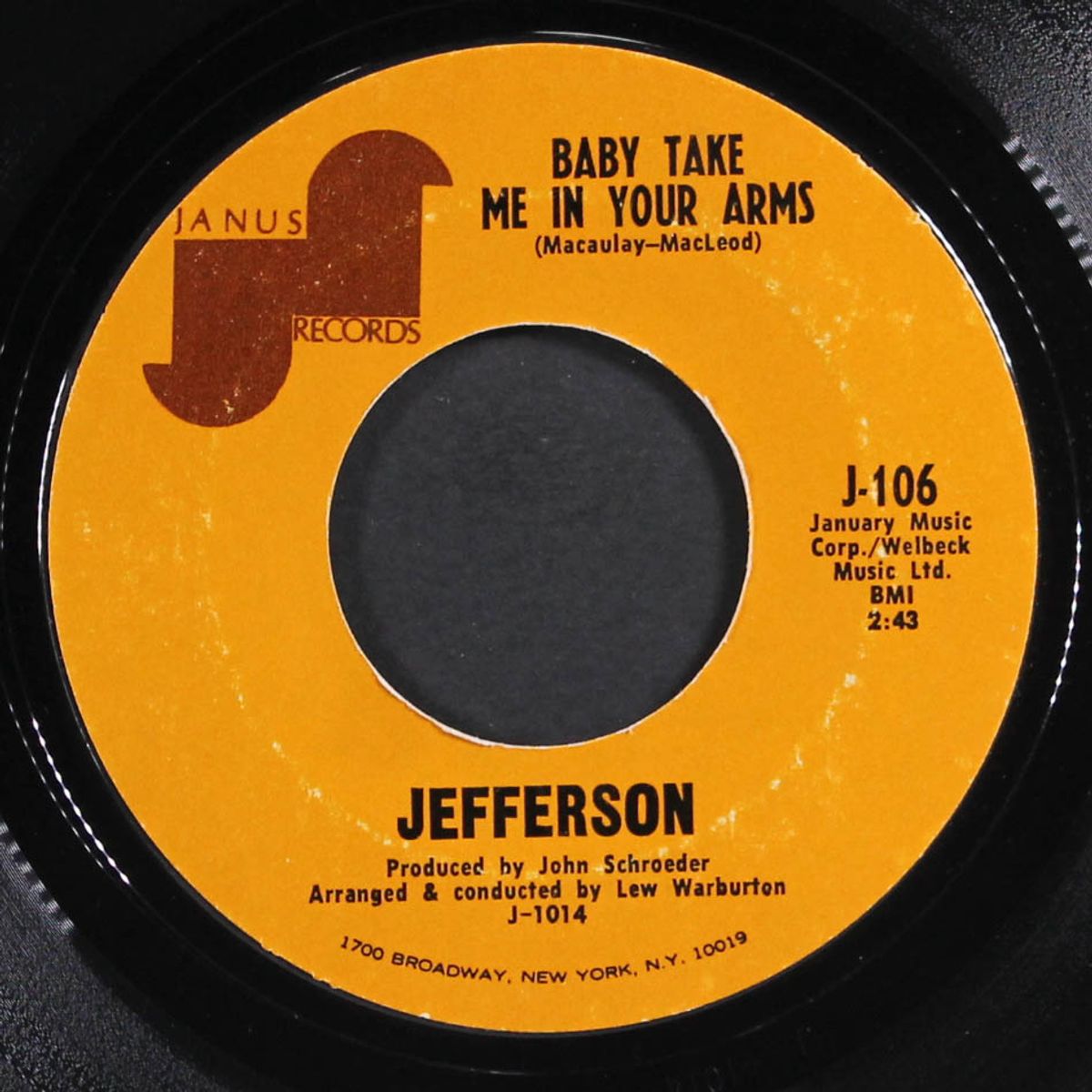 baby take me in your arms by JEFFERSON