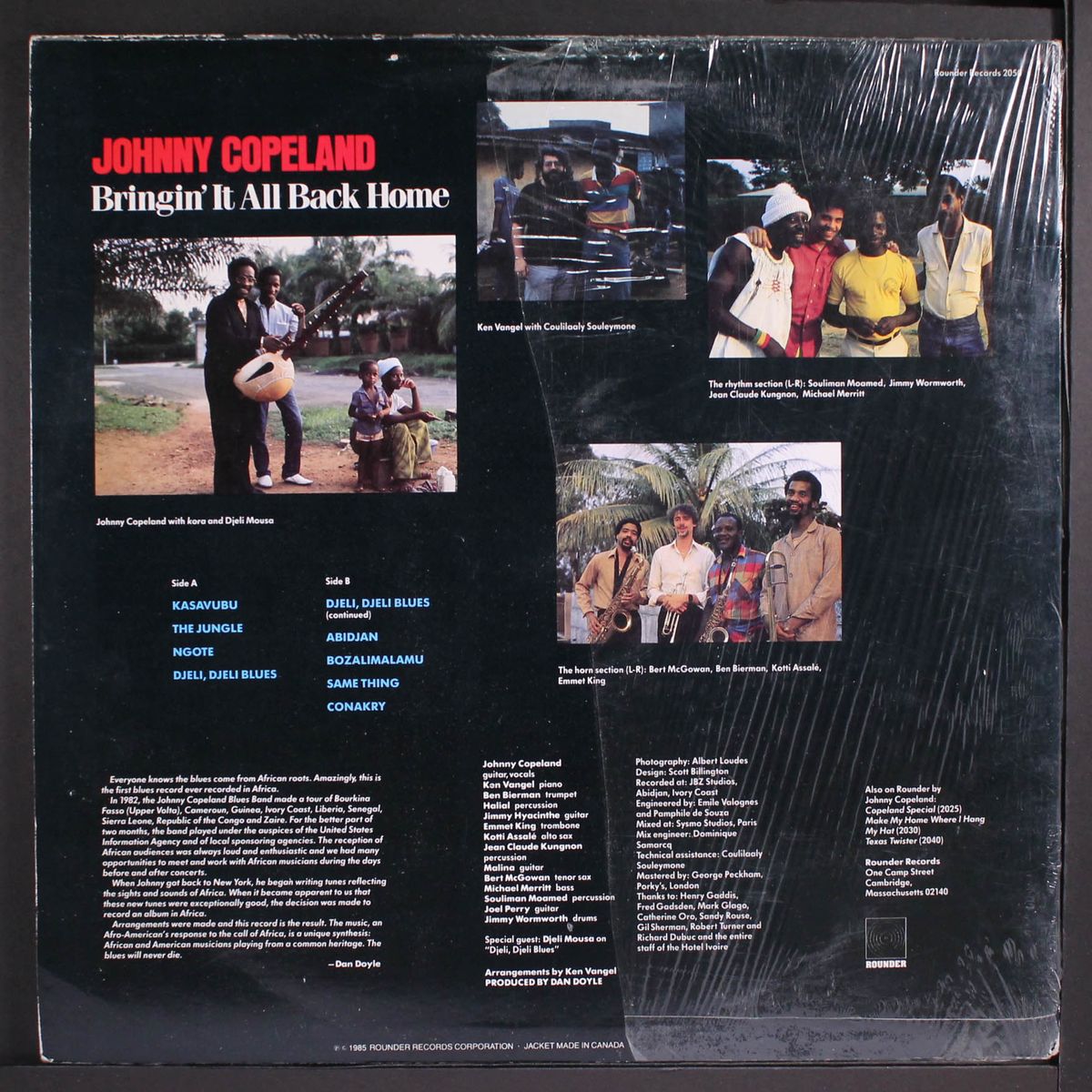 bringin' it all back home by JOHNNY COPELAND