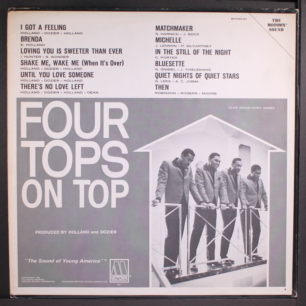 on top by FOUR TOPS