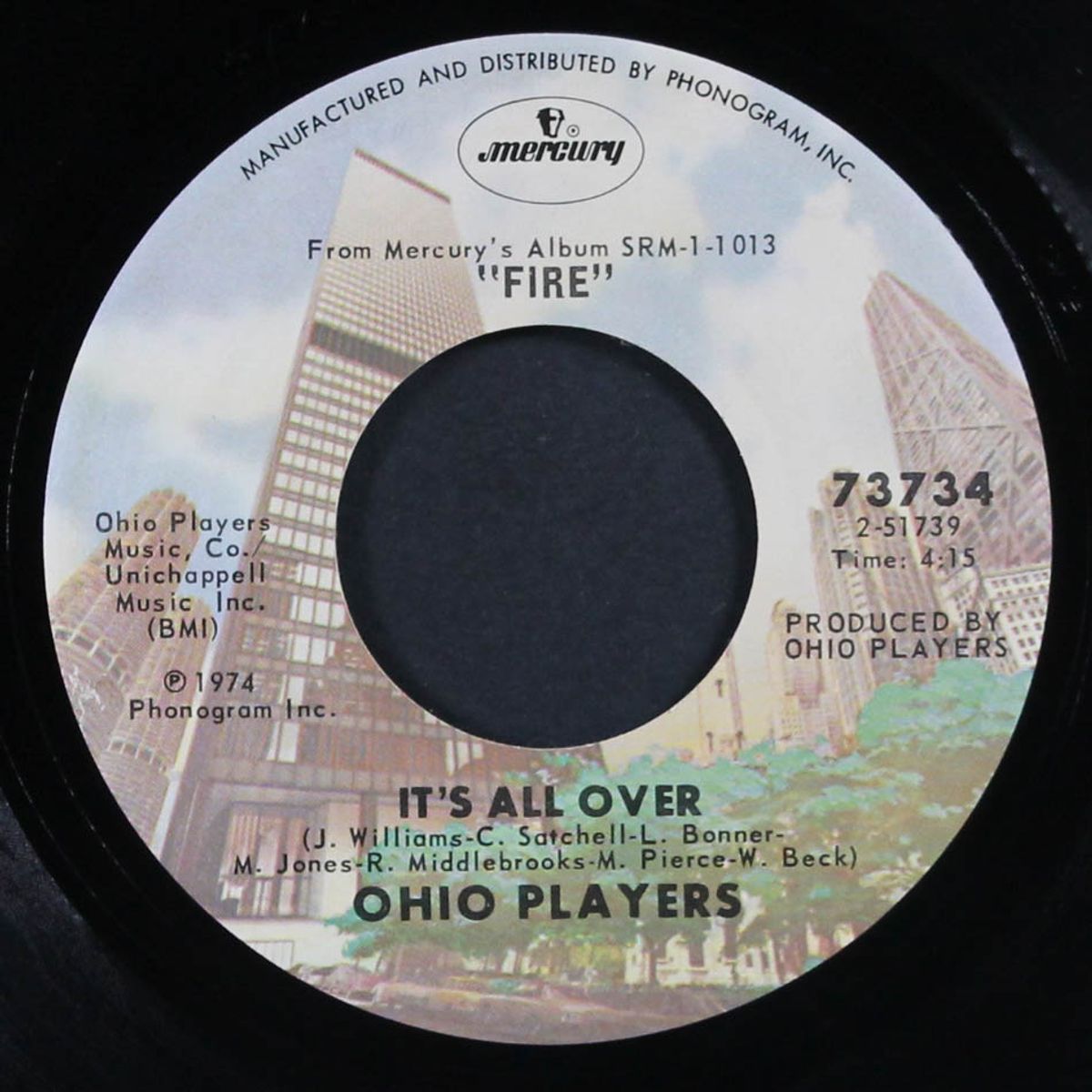 love rollercoaster / it's all over by OHIO PLAYERS