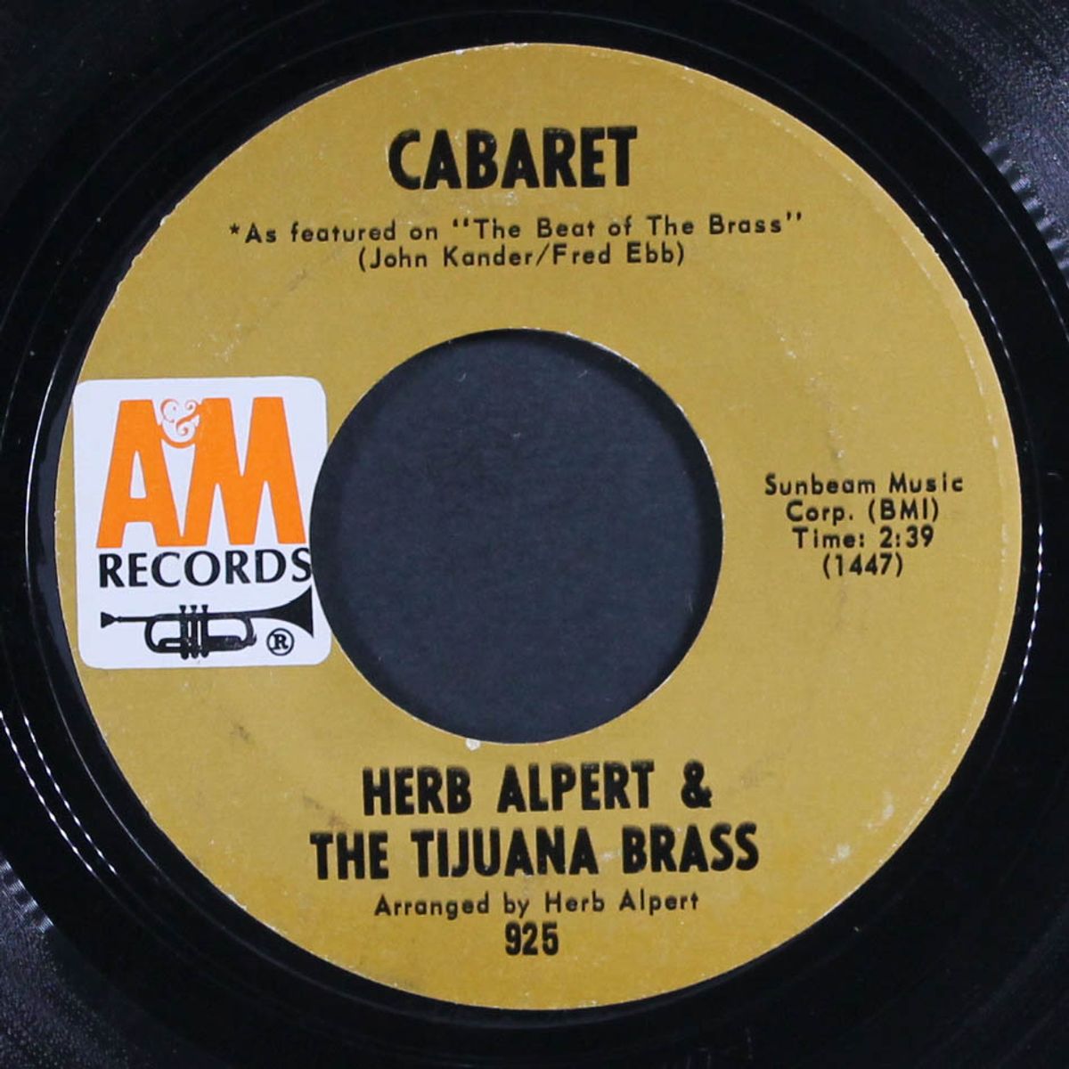 cabaret by HERB ALPERT'S TIJUANA BRASS