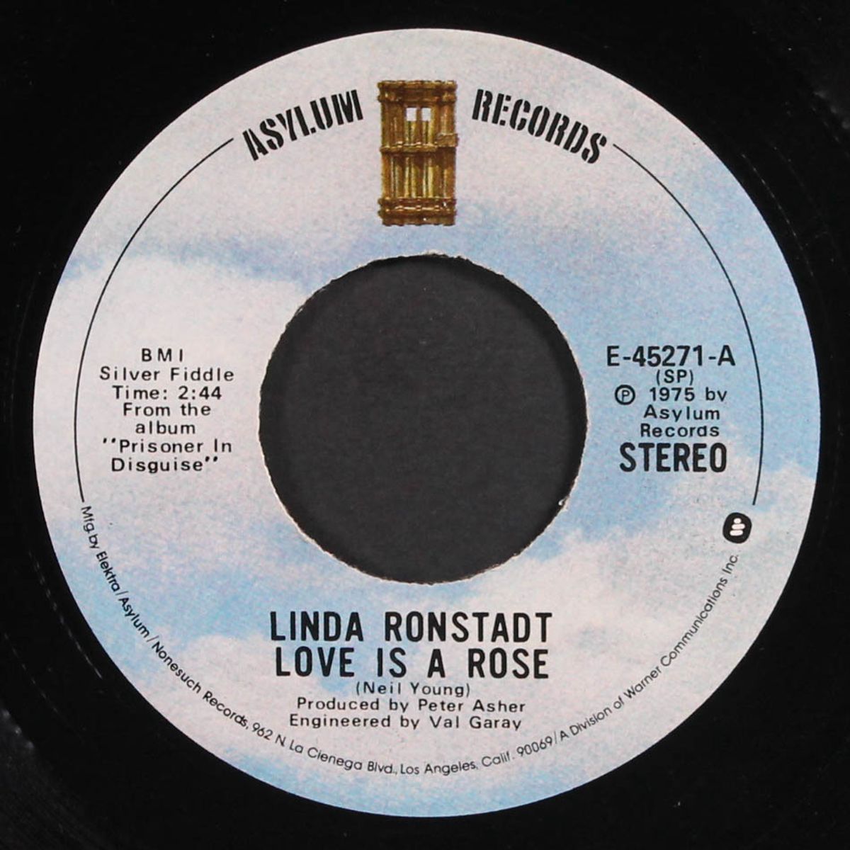 love is a rose / silver blue by LINDA RONSTADT