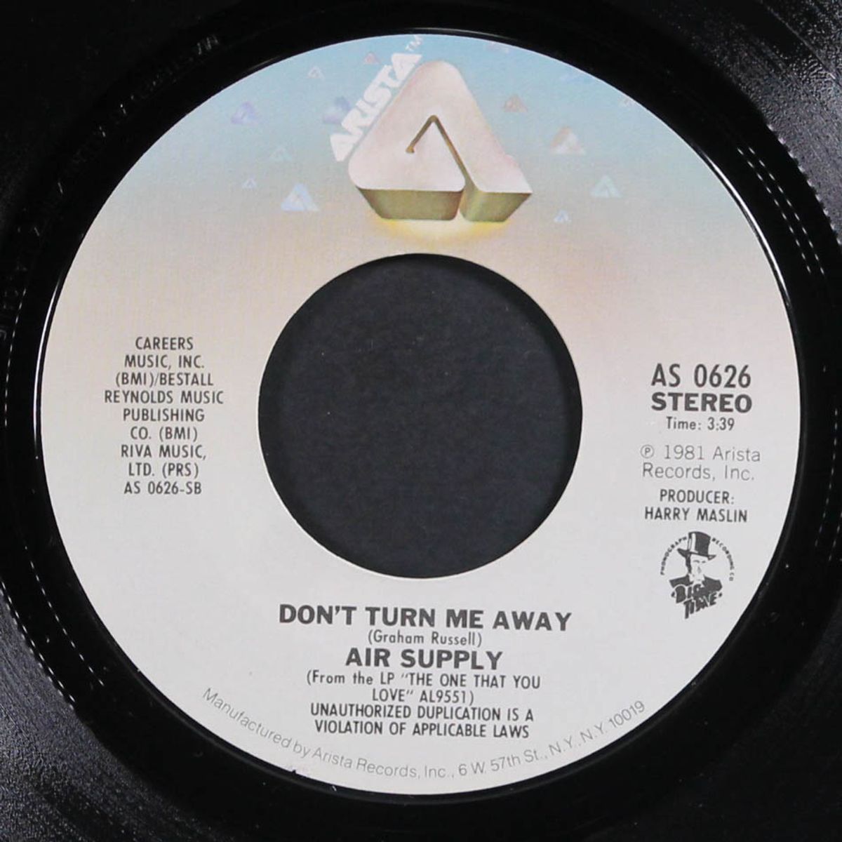 here i am / don't turn me away by AIR SUPPLY
