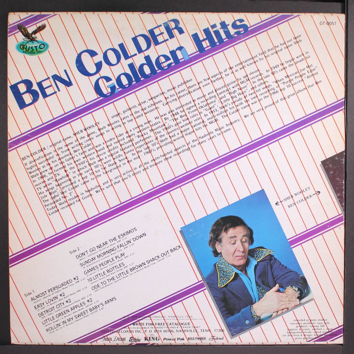 golden hits by BEN COLDER