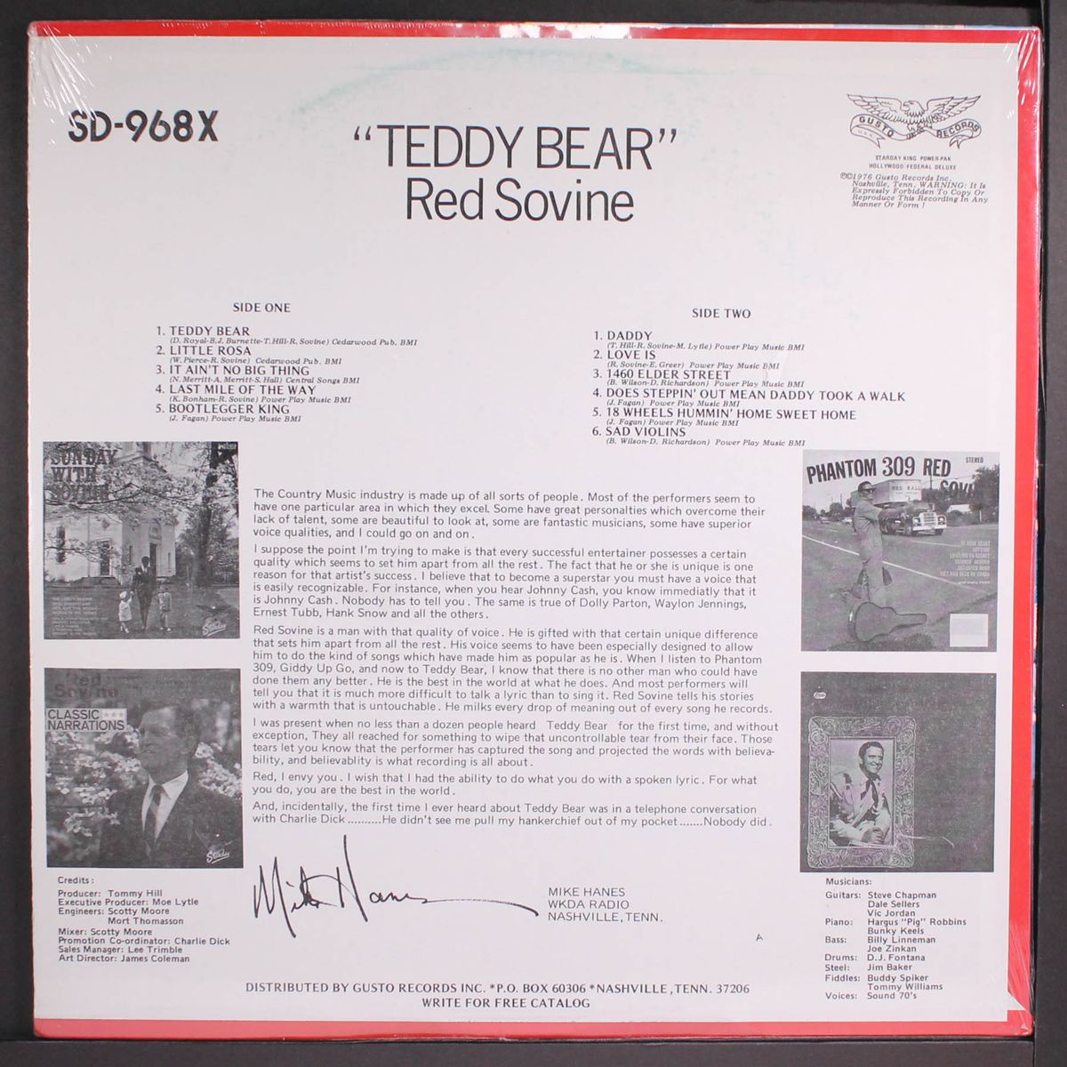 teddy bear by RED SOVINE