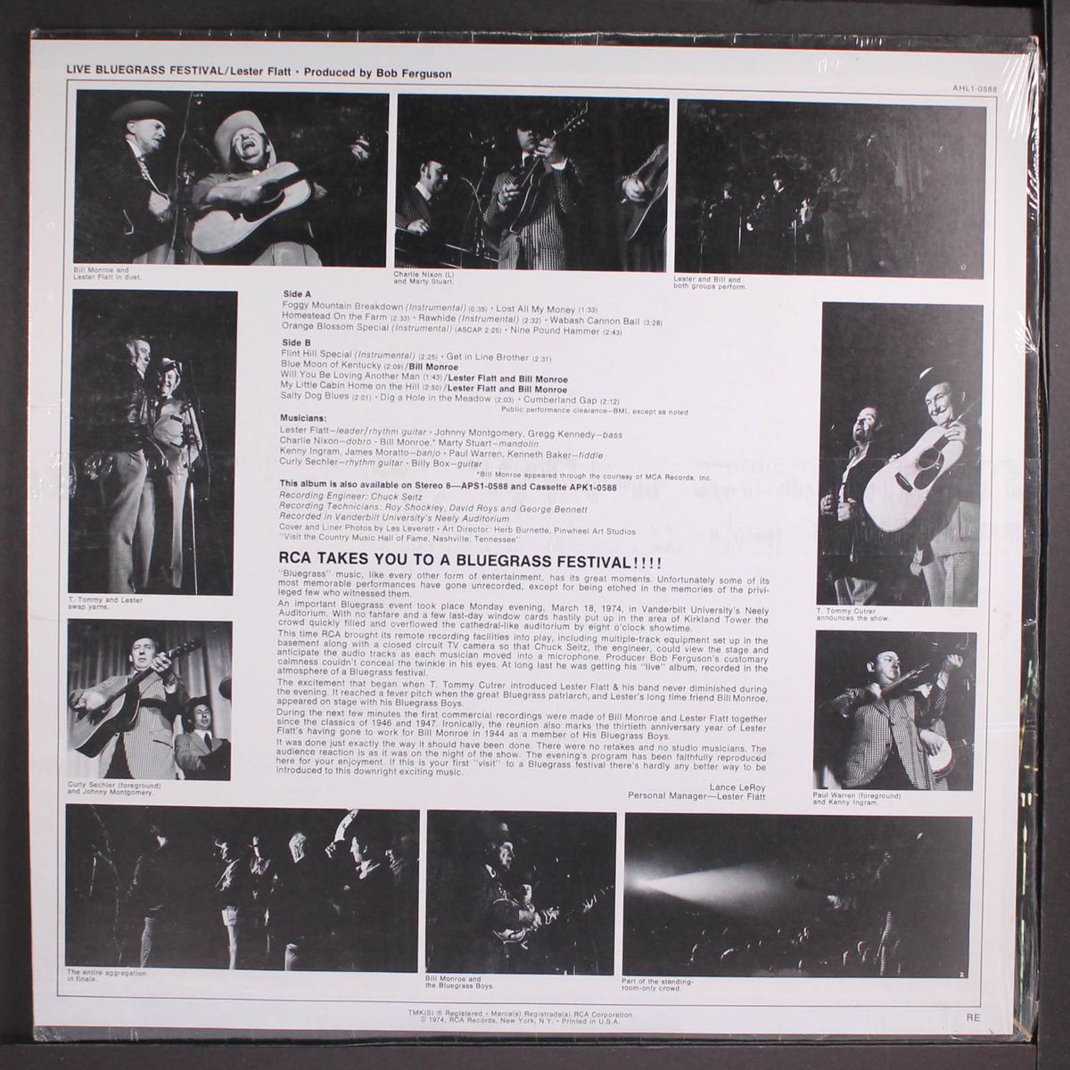 live! bluegrass festival by LESTER FLATT