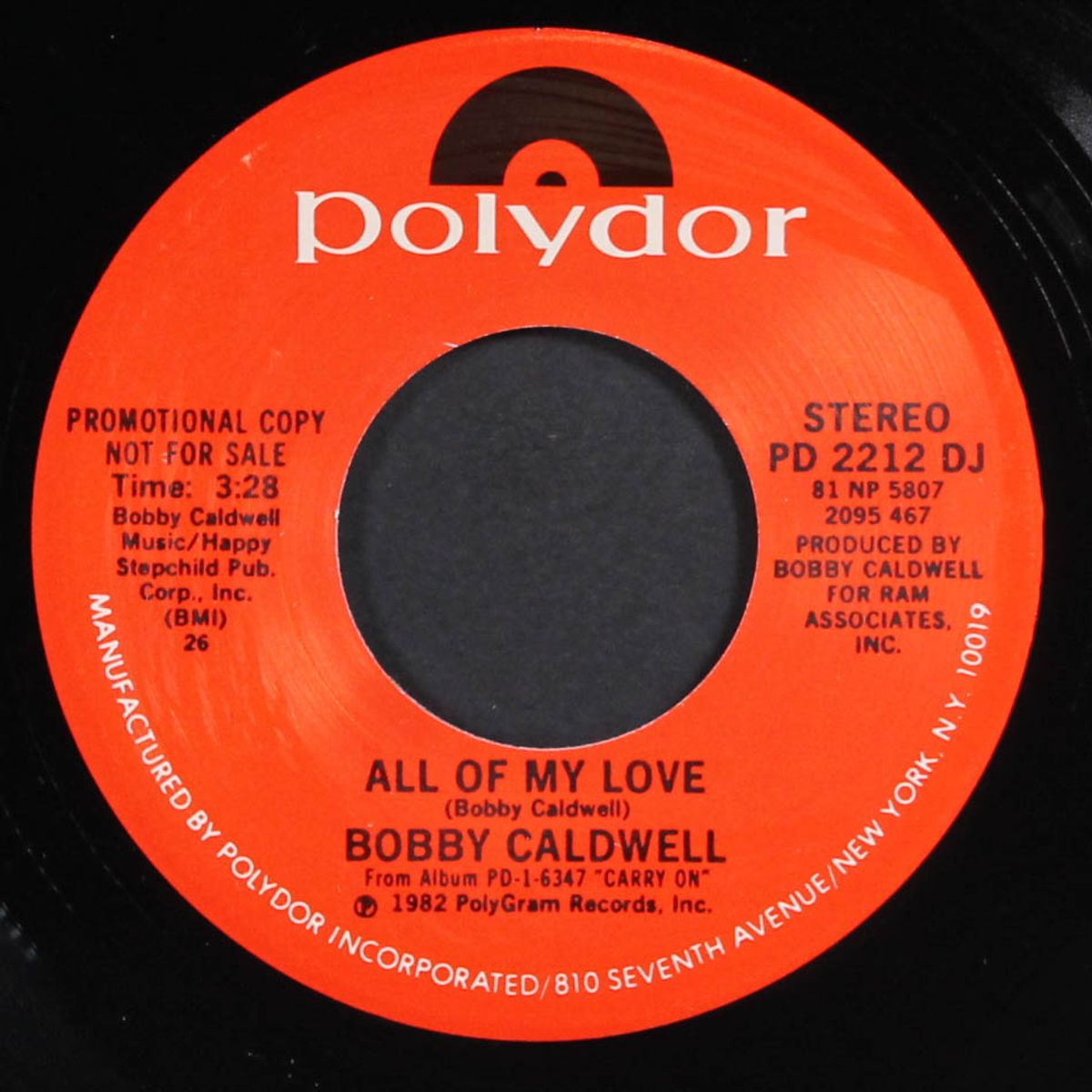 all of my love / same by BOBBY CALDWELL