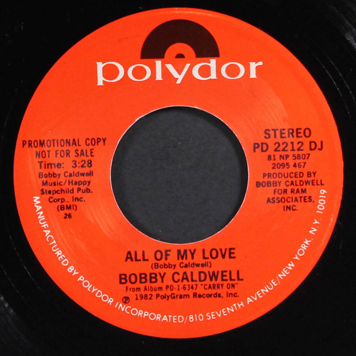 all of my love / same by BOBBY CALDWELL