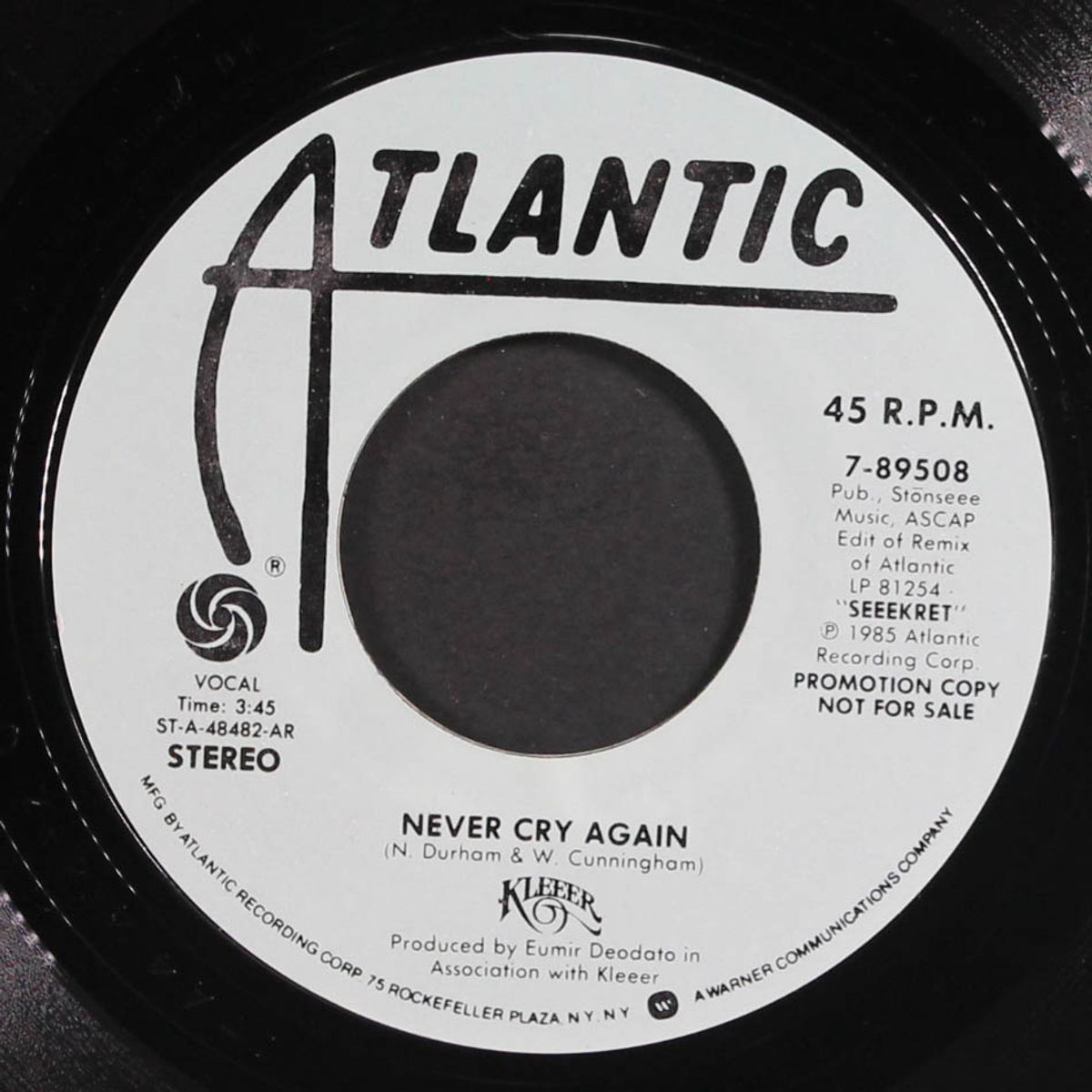 never cry again / same by KLEEER