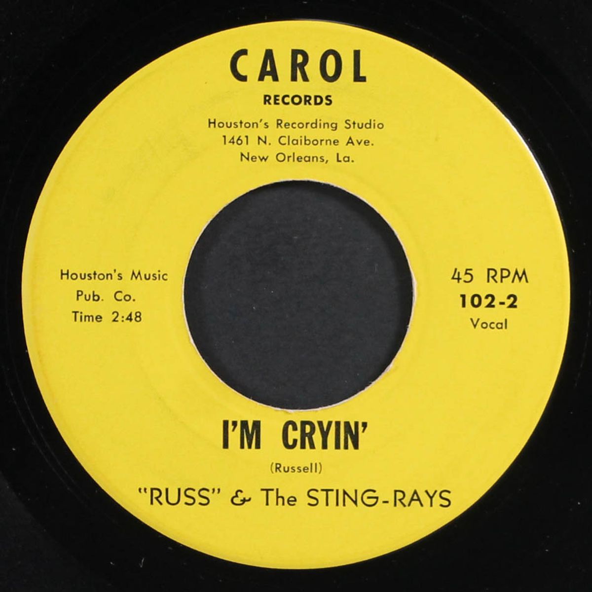 do the surf / i'm cryin' by RUSS & STING-RAYS