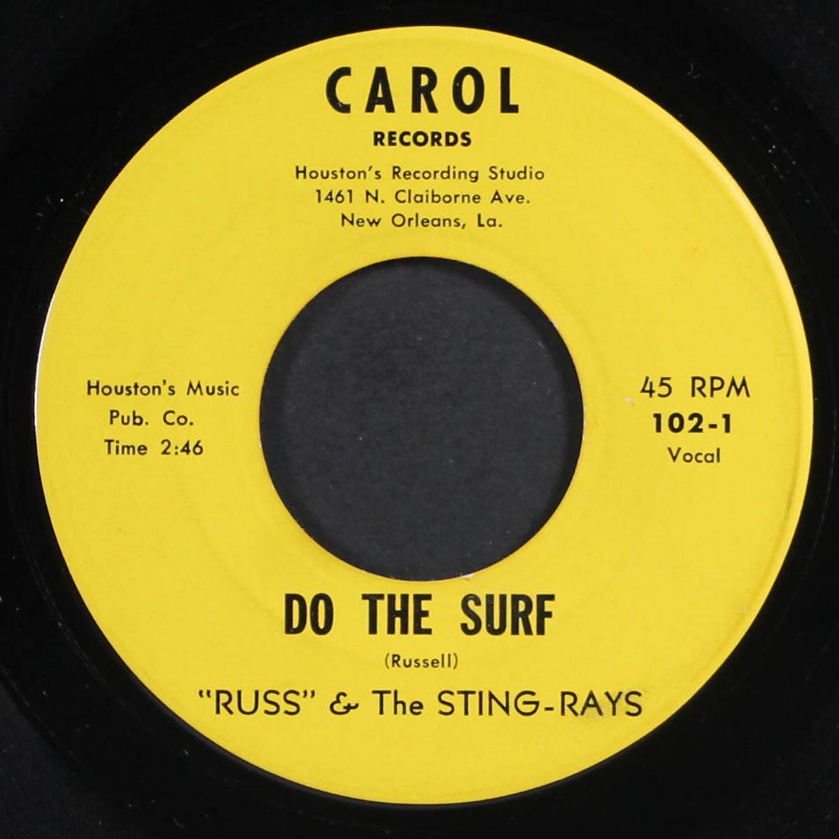 do the surf / i'm cryin' by RUSS & STING-RAYS