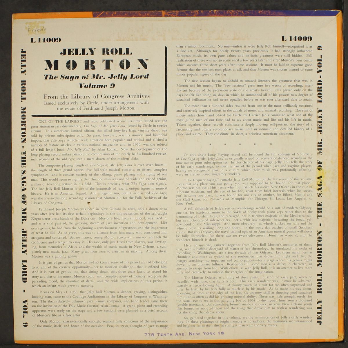 alabama bound, vol. 9 by JELLY ROLL MORTON