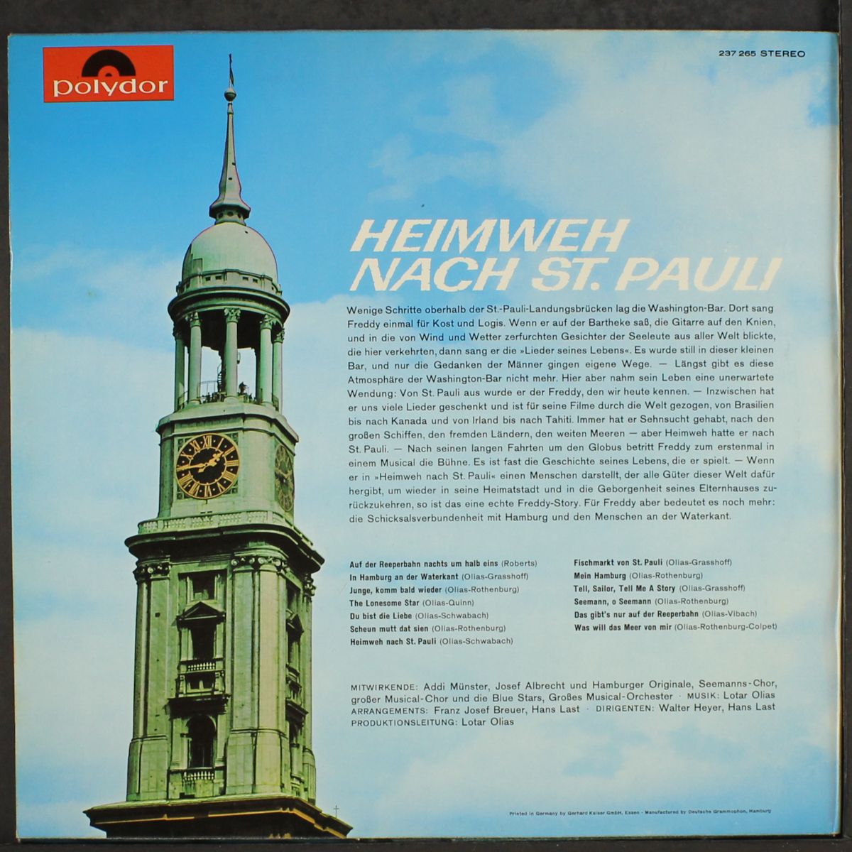 heimweh nach st. pauli by FREDDY