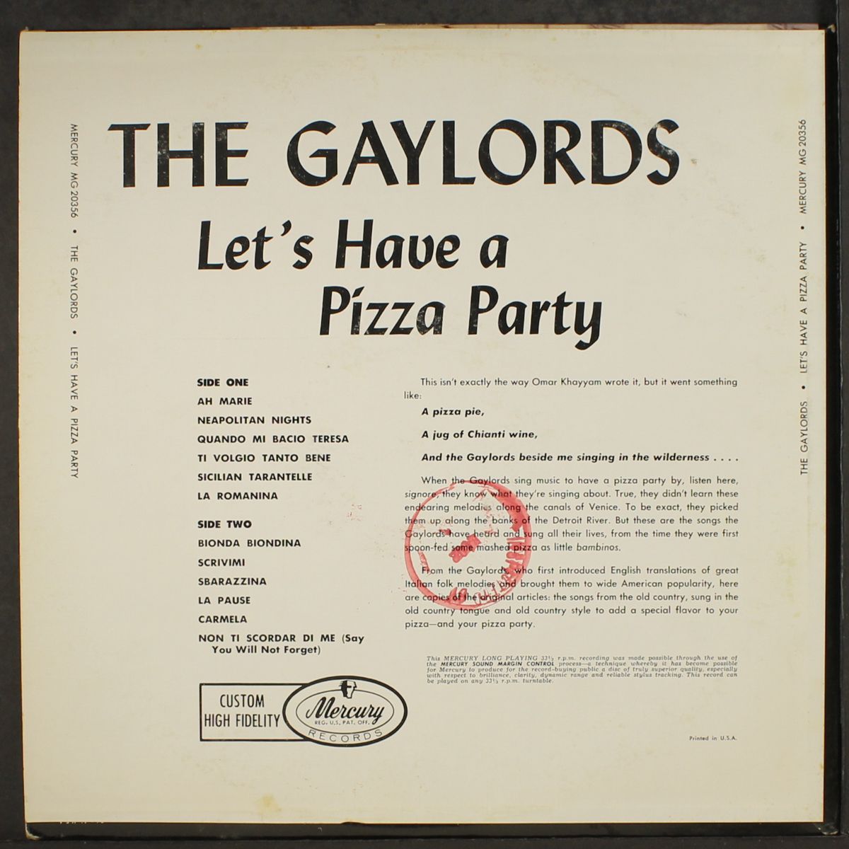 let's have a pizza party by GAYLORDS