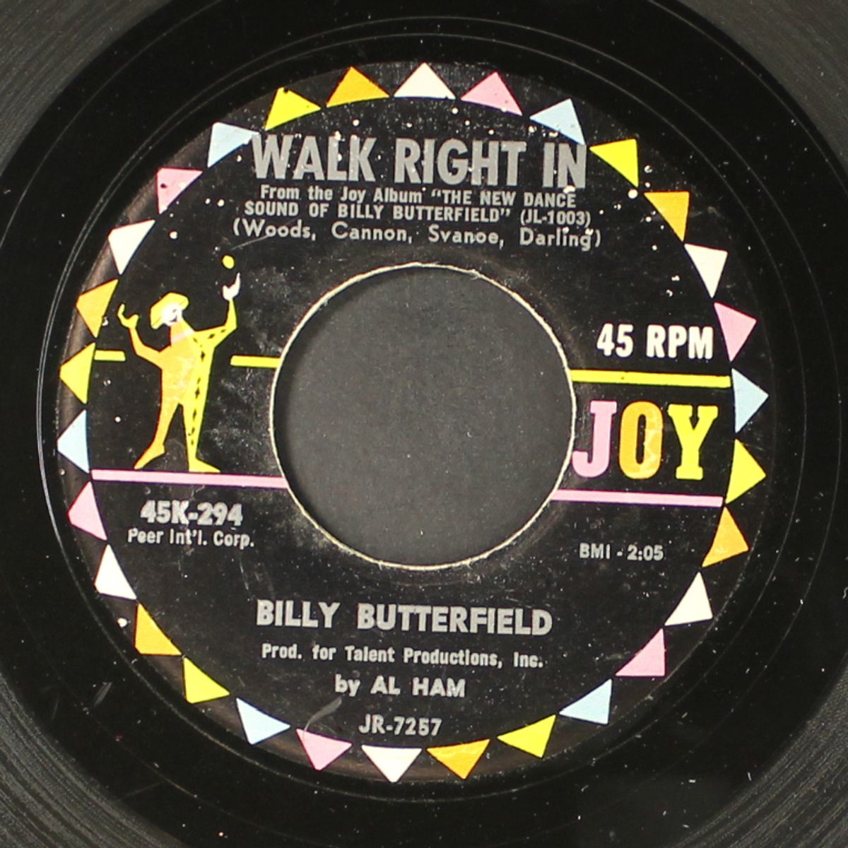 the dixatay / walk right in by BILLY BUTTERFIELD