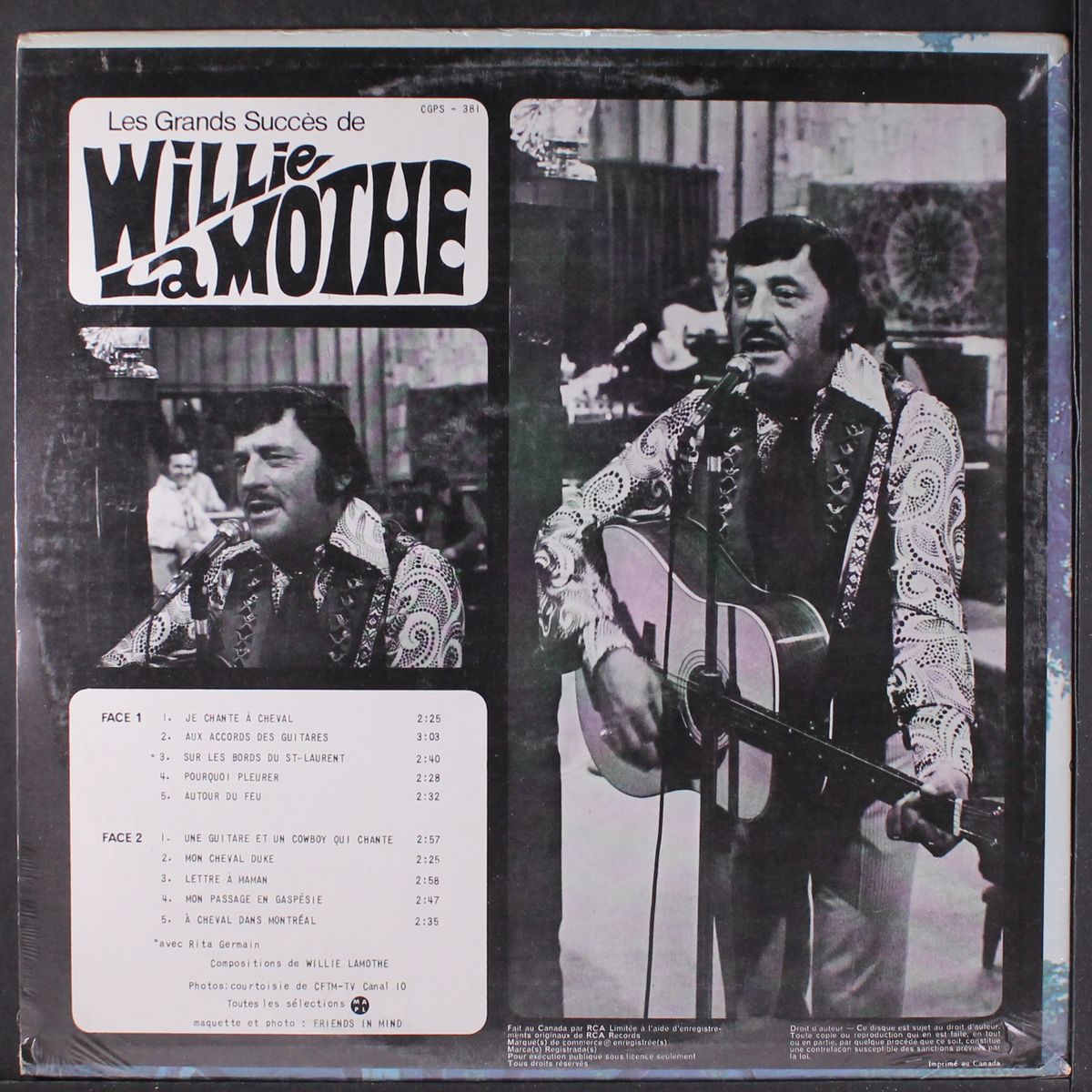 les grands succes de by WILLIE LAMOTHE