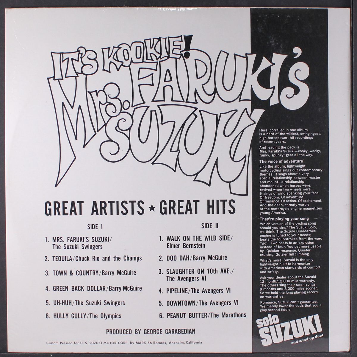 mrs. faruki's suzuki by VARIOUS