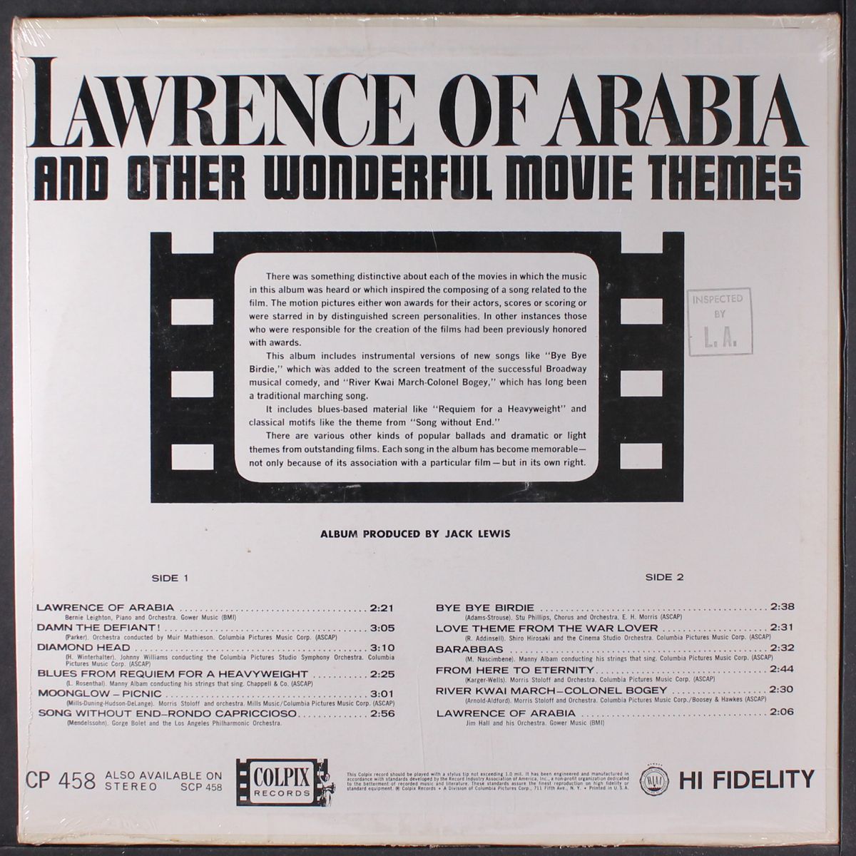 lawrence of arabia & other wonderful movie themes by VARIOUS