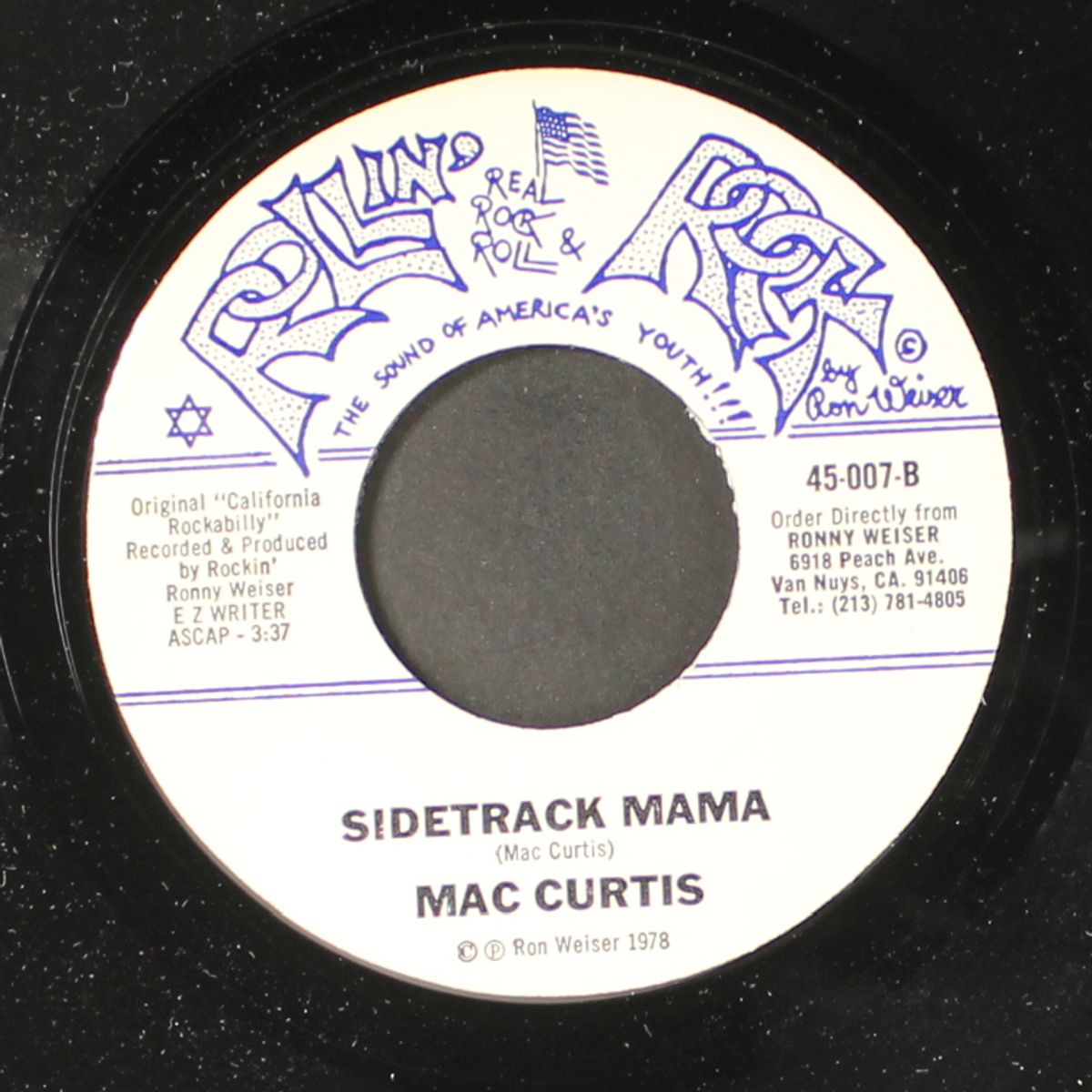 ducktail / sidetrack mama by MAC CURTIS