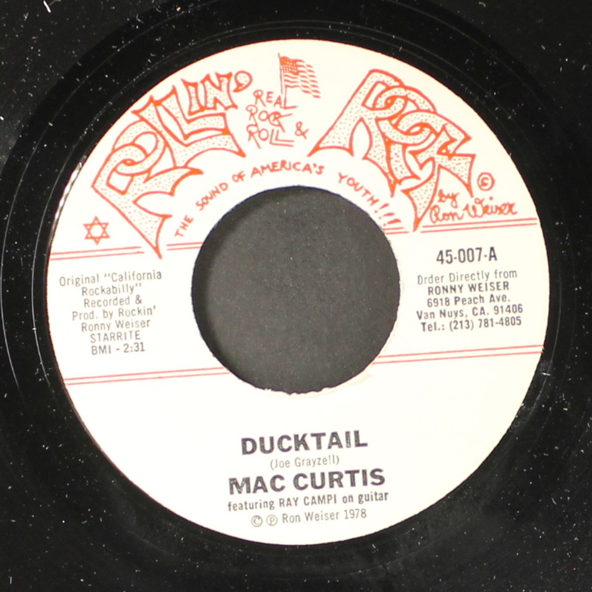 ducktail / sidetrack mama by MAC CURTIS
