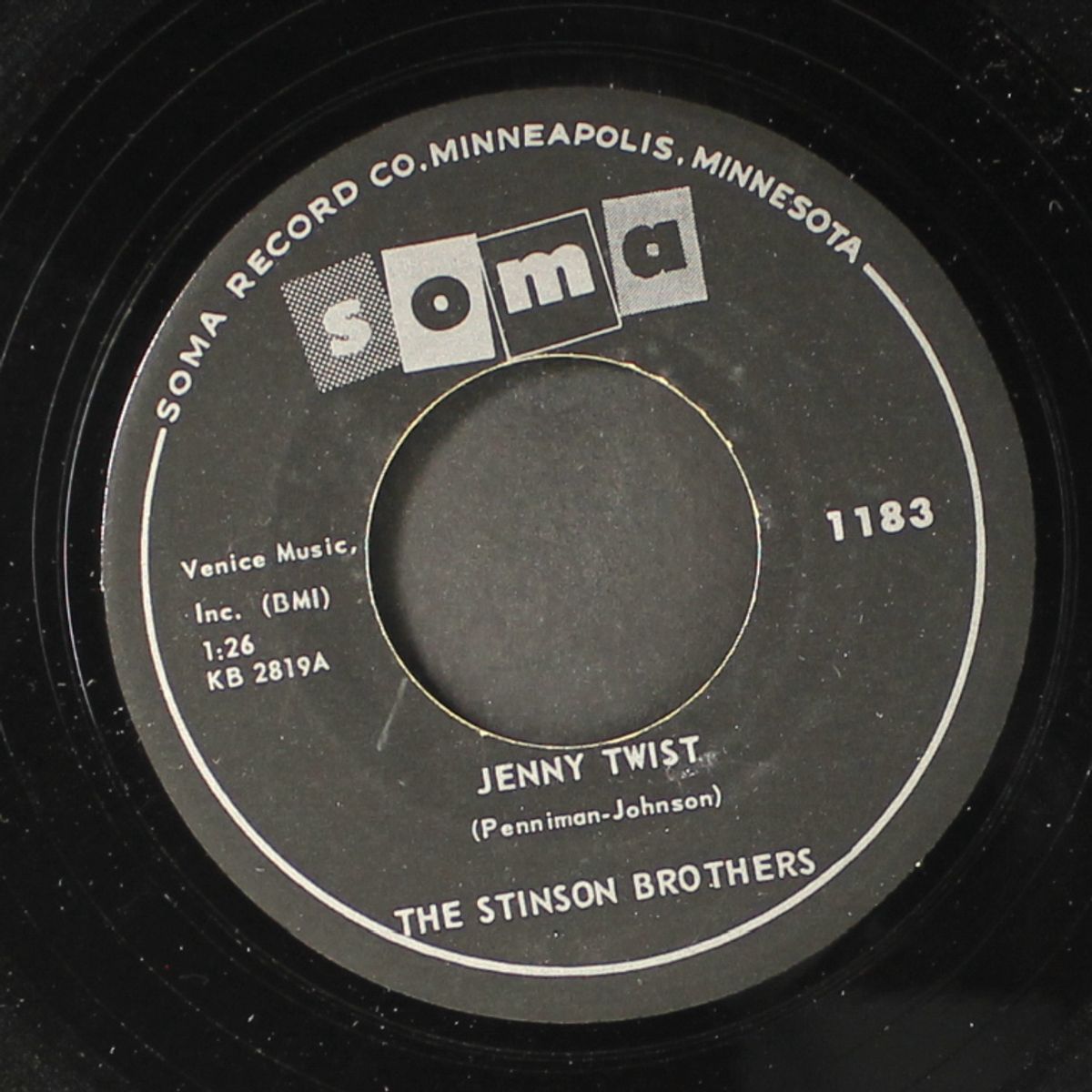 jenny twist / every step of the way by STINSON BROTHERS