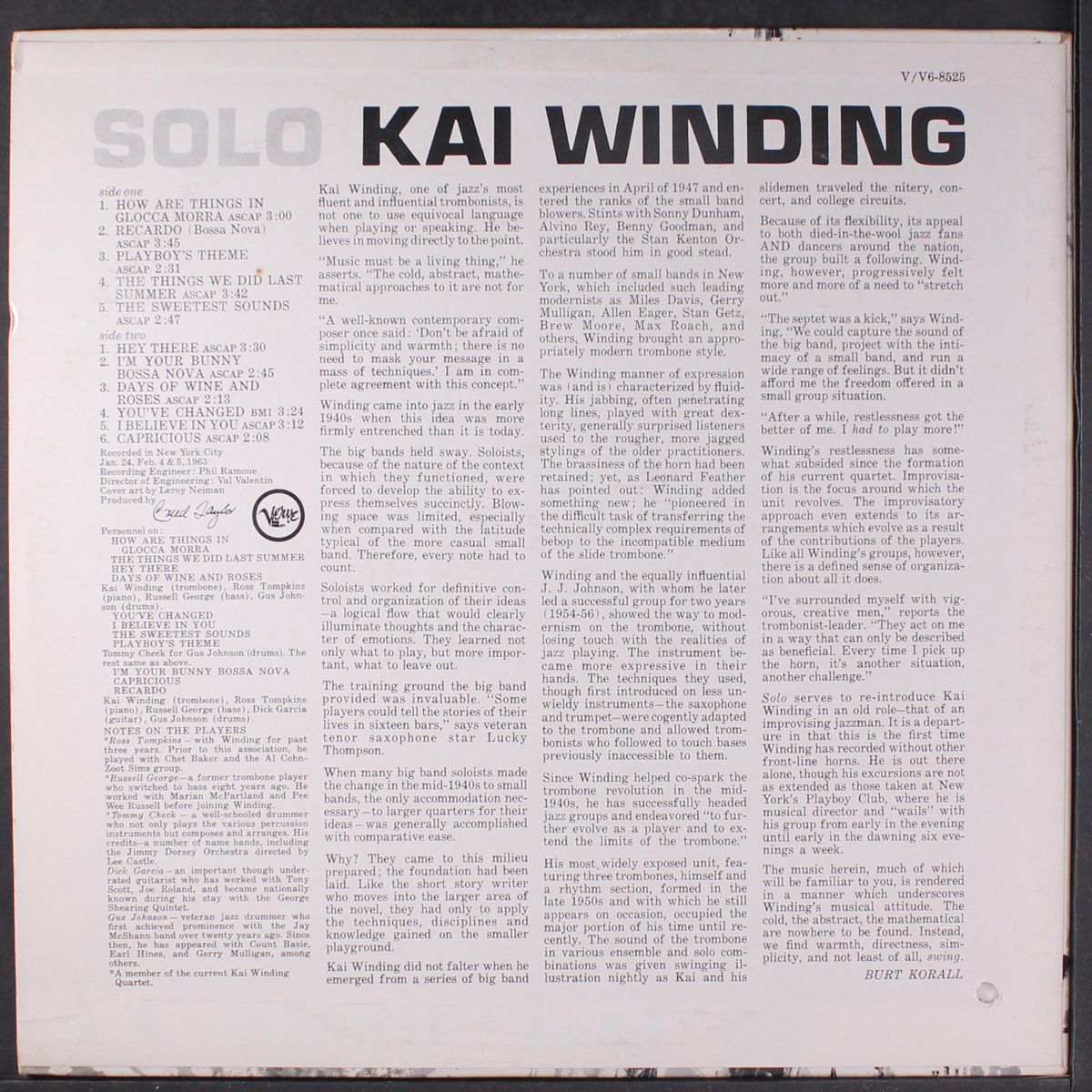 solo by KAI WINDING