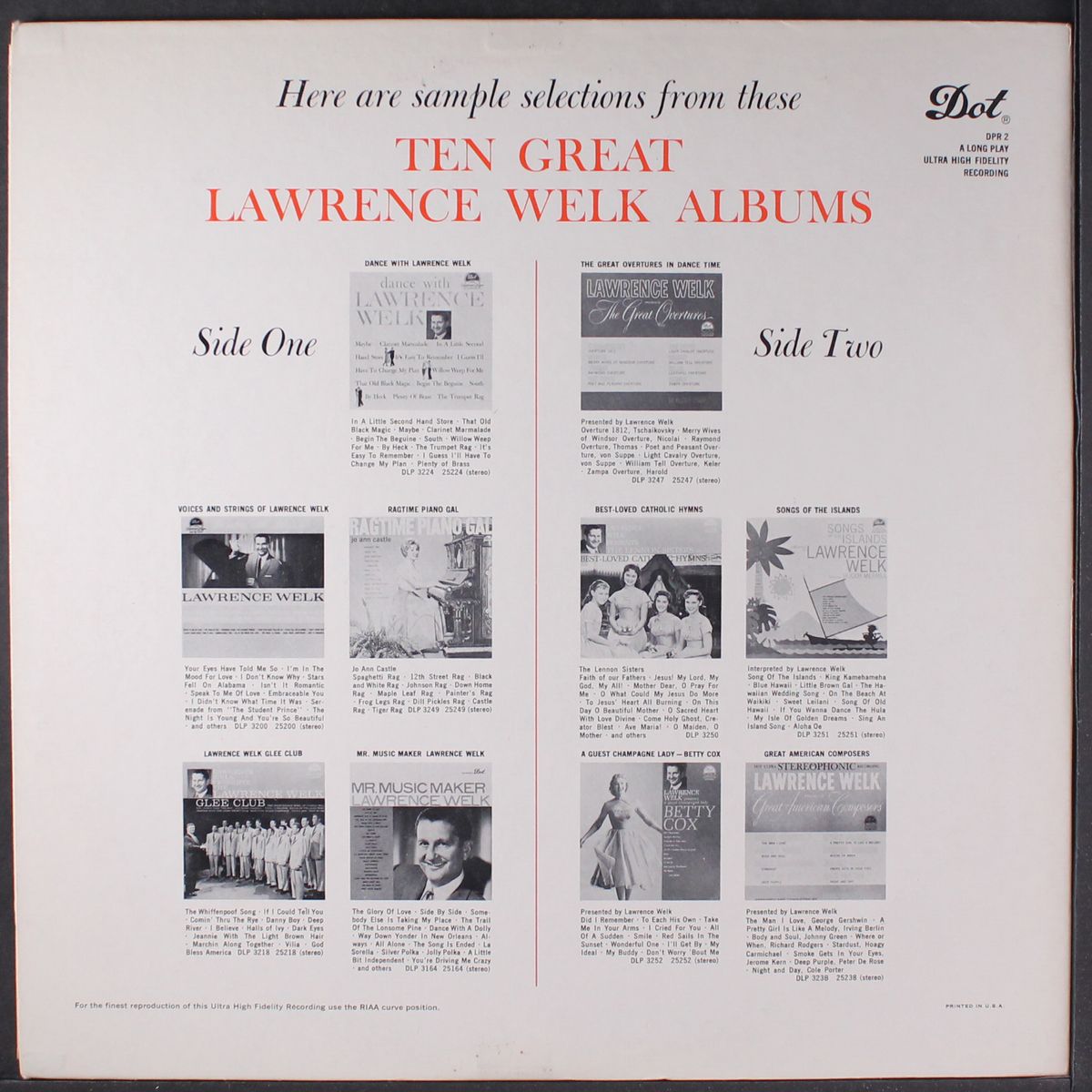 favorites of by LAWRENCE WELK