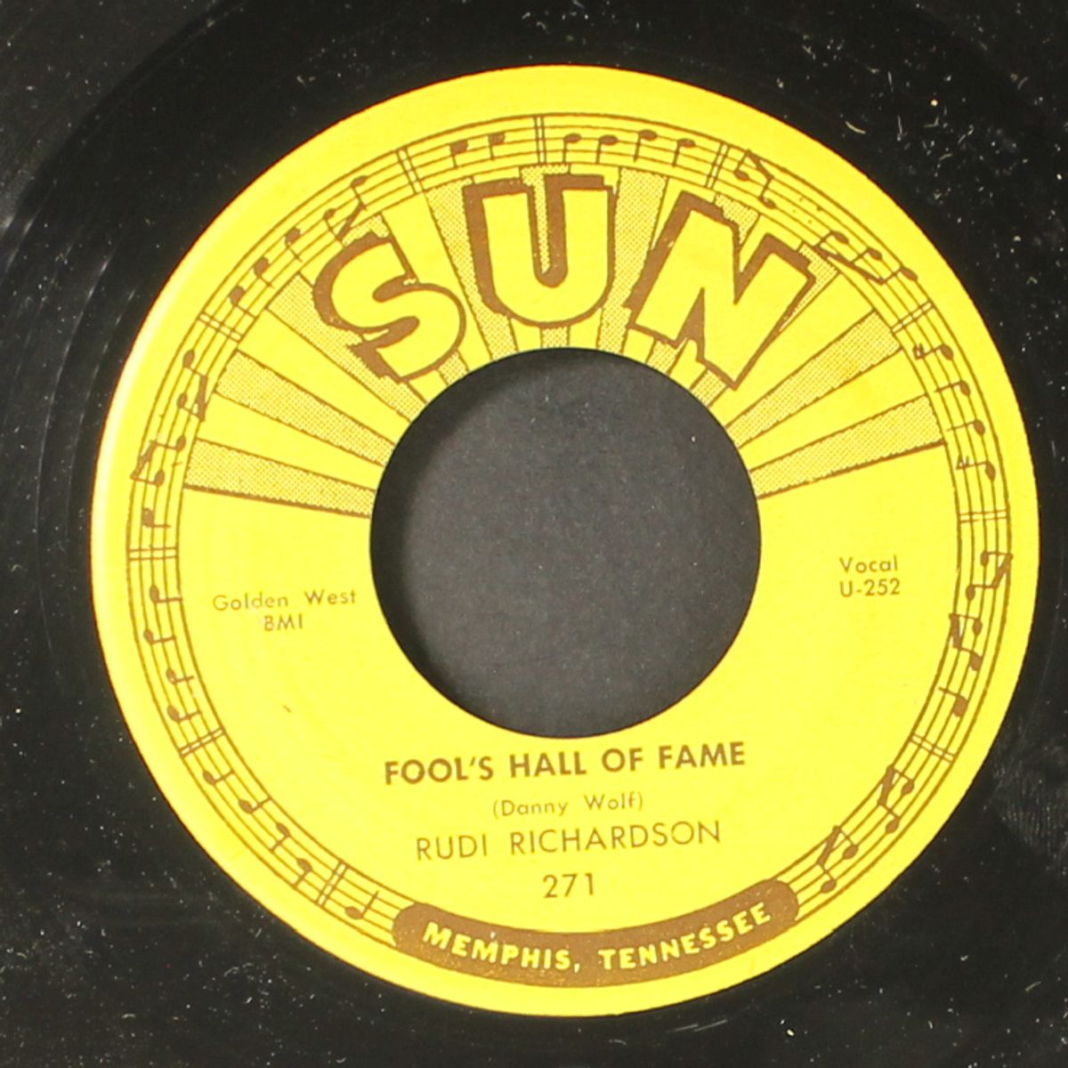 fool's hall of fame / why should i cry by RUDI RICHARDSON & GROUP