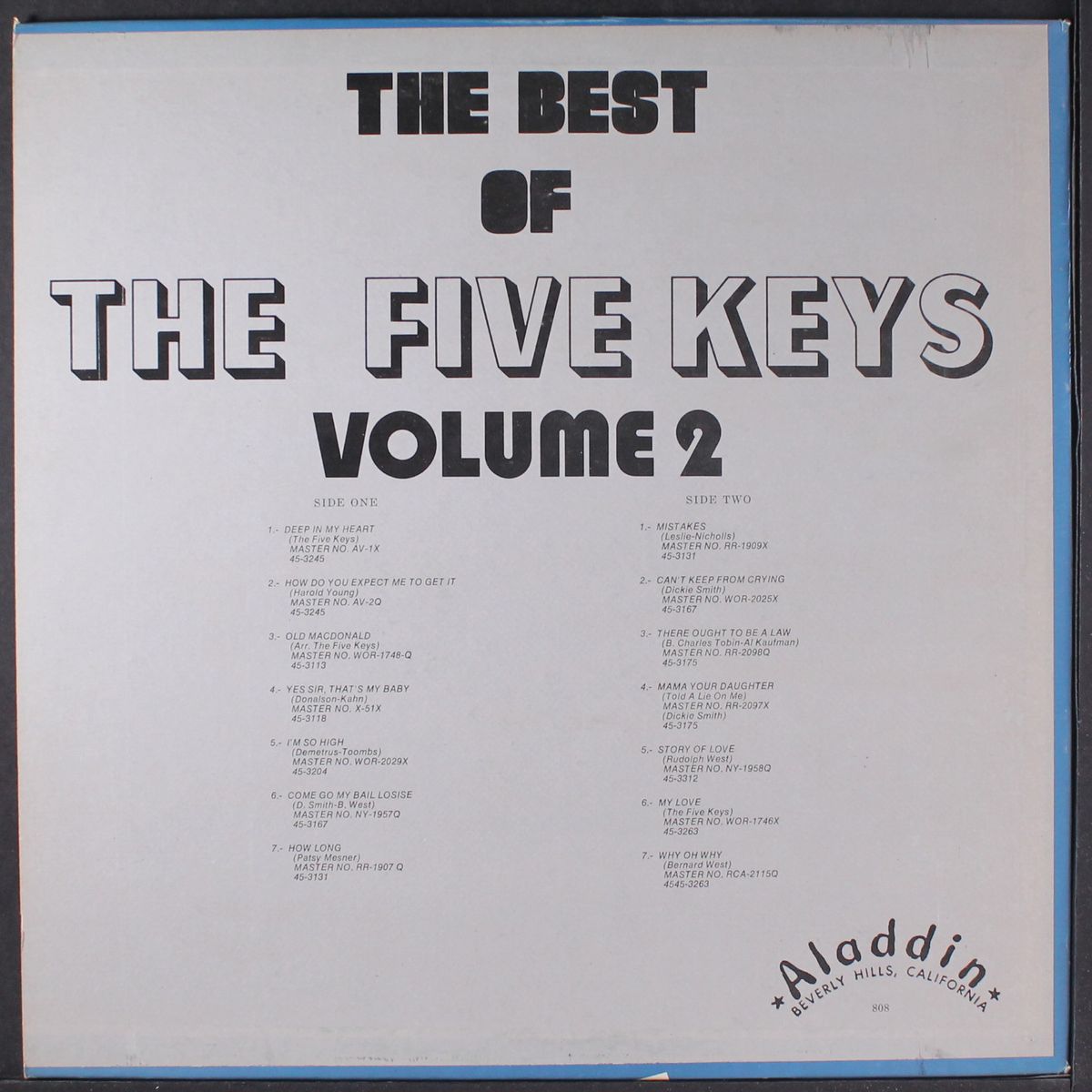best of, vol. 2 by FIVE KEYS