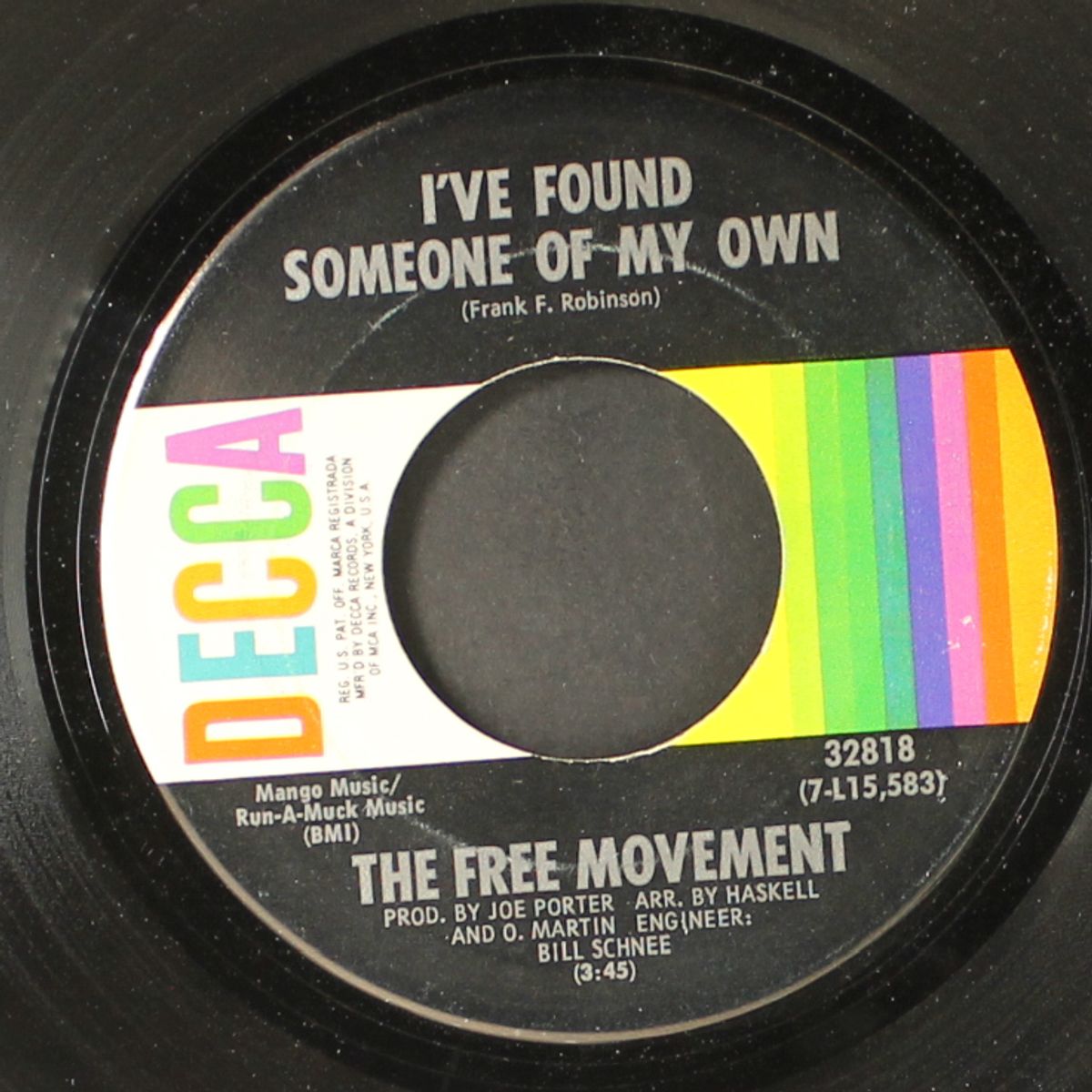 i've found someone of my own / i can't convince my heart by FREE MOVEMENT