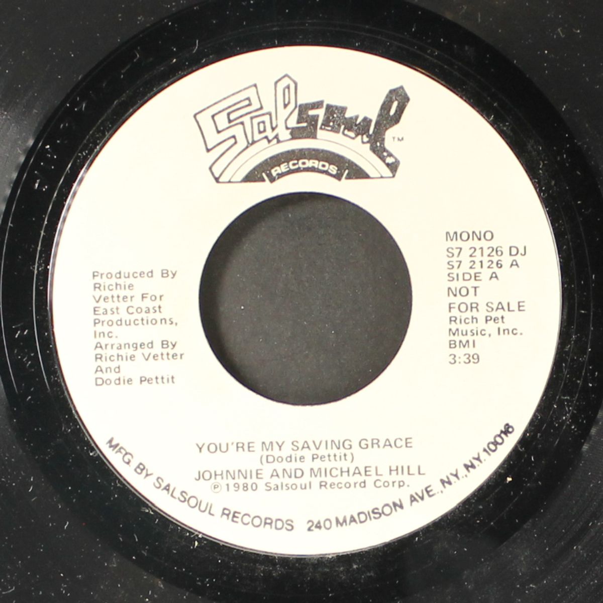 you're my saving grace / mono by JOHNNIE & MICHAEL HILL