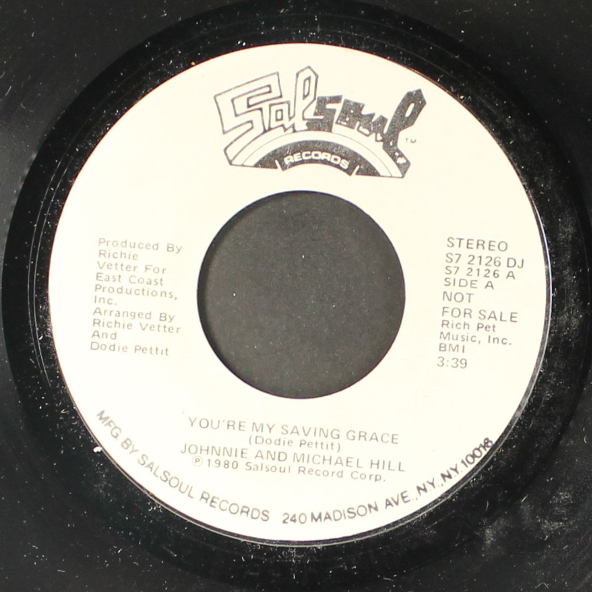 you're my saving grace / mono by JOHNNIE & MICHAEL HILL
