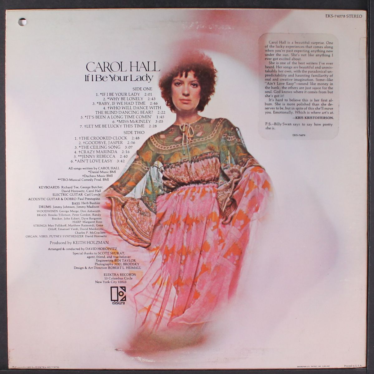 if i be your lady by CAROL HALL