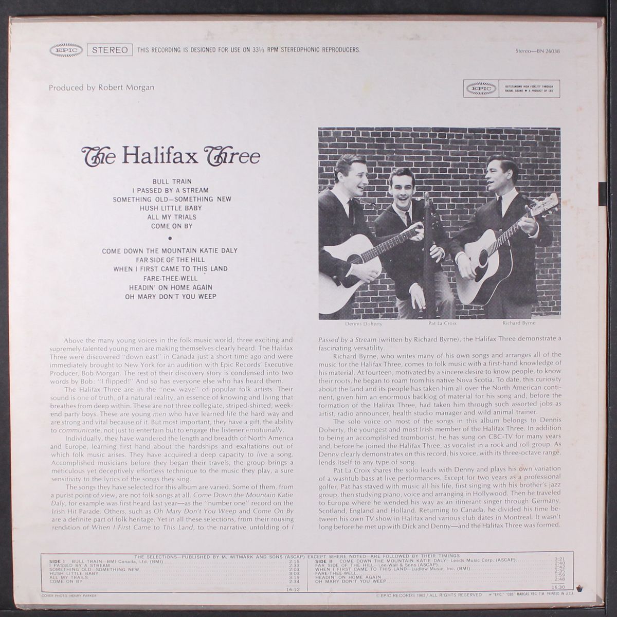 the halifax three by HALIFAX THREE