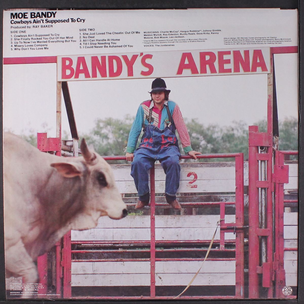 cowboys ain't supposed to cry by MOE BANDY
